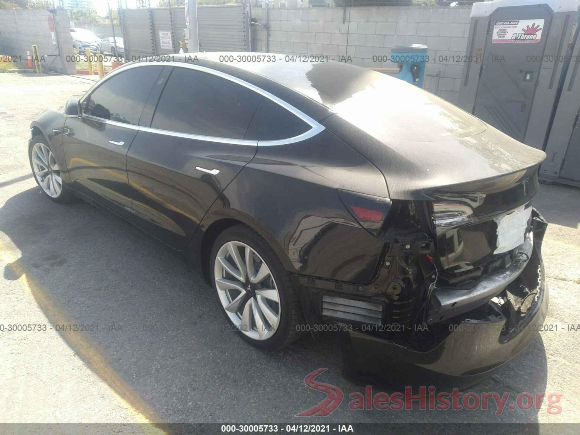 5YJ3E1EA5KF357409 2019 TESLA MODEL 3