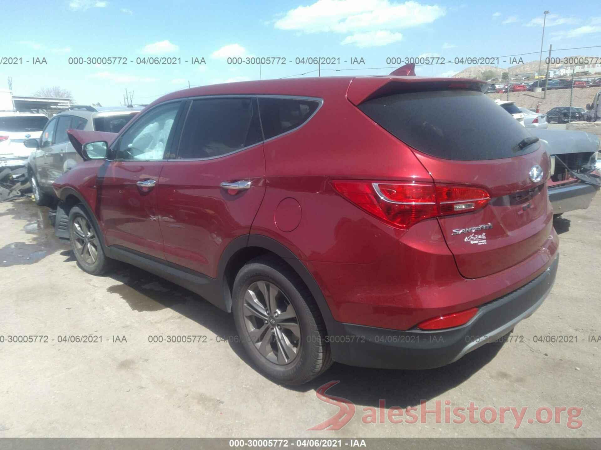 5XYZT3LB6GG330369 2016 HYUNDAI SANTA FE SPORT