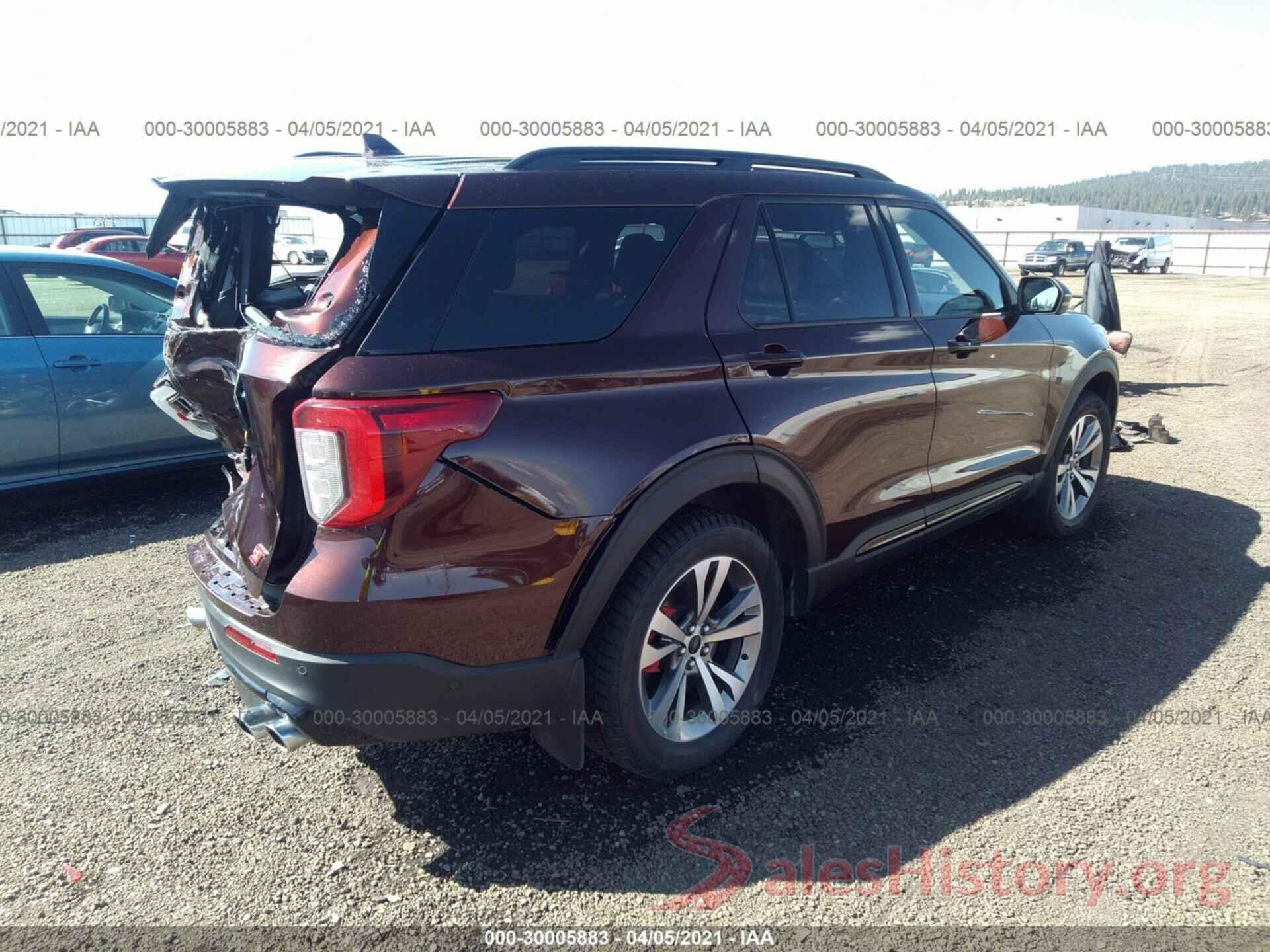 1FM5K8GC9LGB30123 2020 FORD EXPLORER