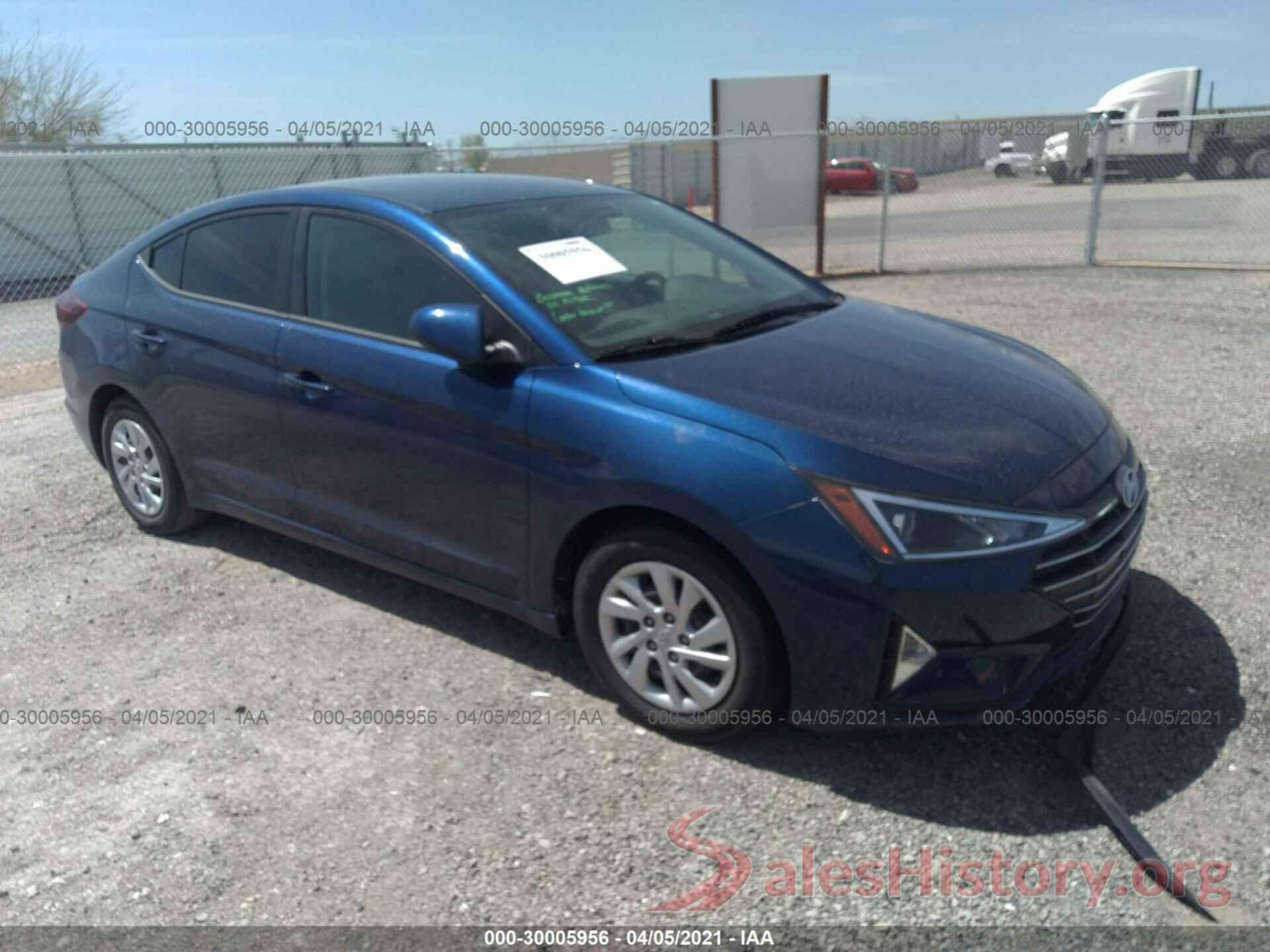 5NPD74LF6KH401031 2019 HYUNDAI ELANTRA