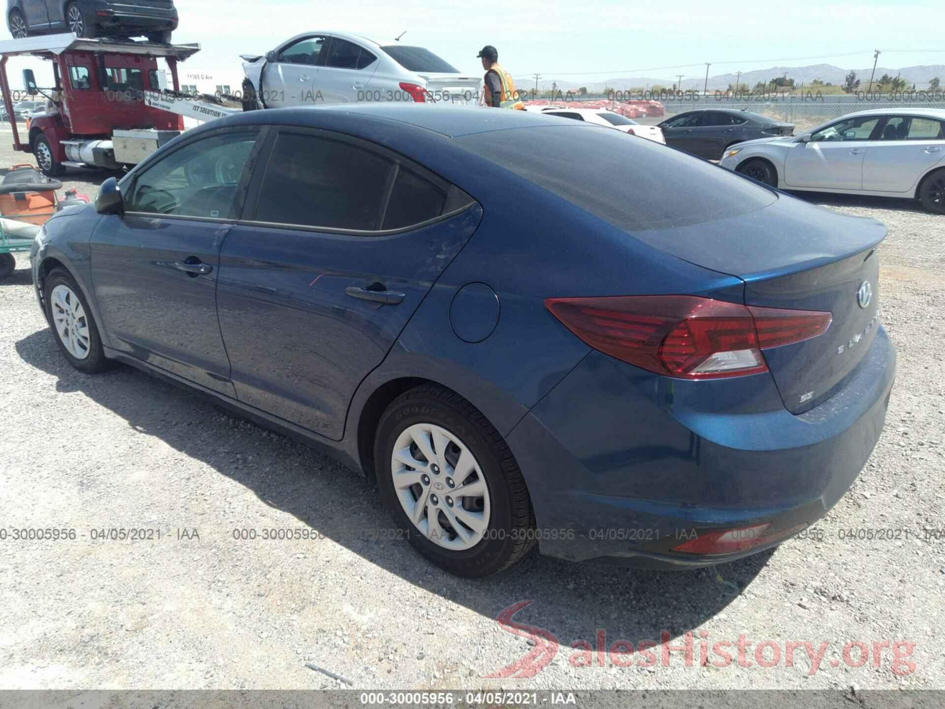 5NPD74LF6KH401031 2019 HYUNDAI ELANTRA