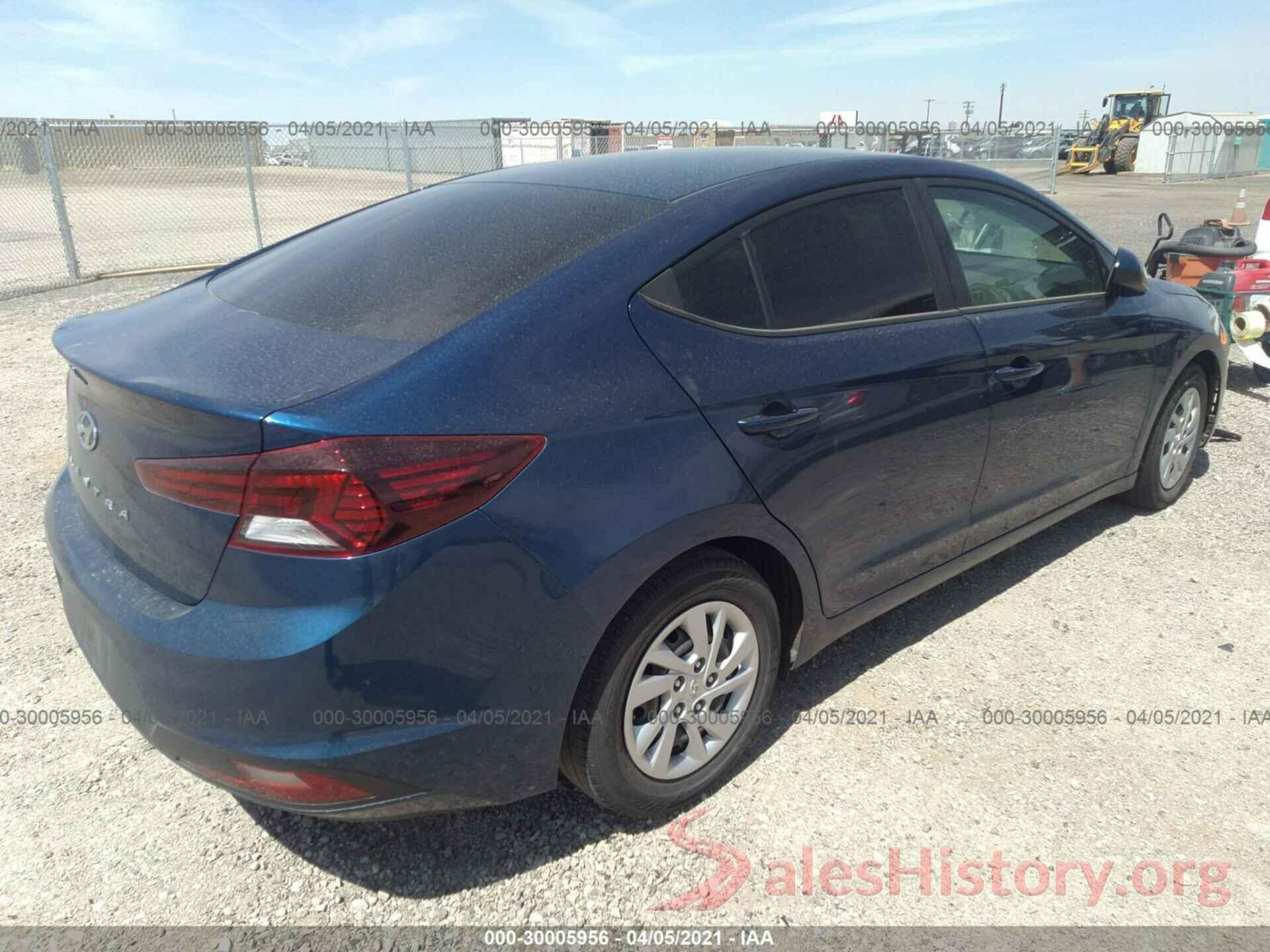 5NPD74LF6KH401031 2019 HYUNDAI ELANTRA