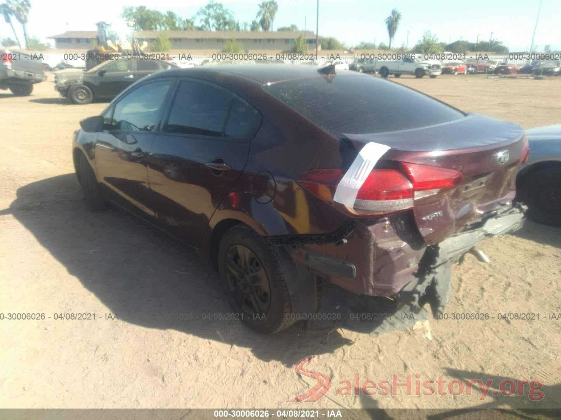 3KPFK4A78JE255009 2018 KIA FORTE