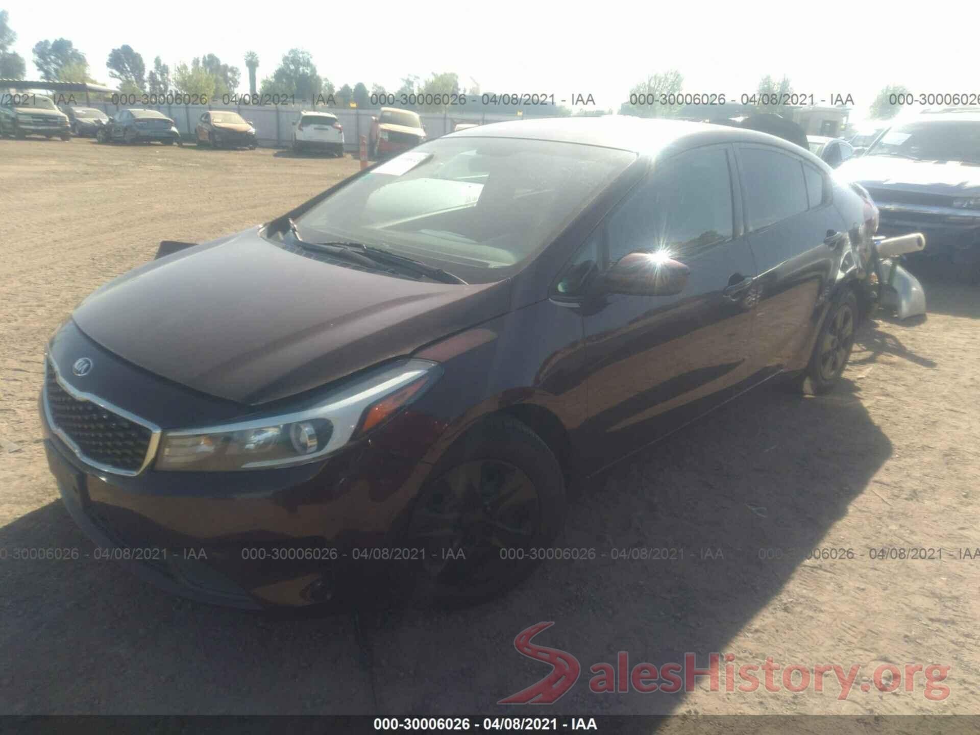 3KPFK4A78JE255009 2018 KIA FORTE