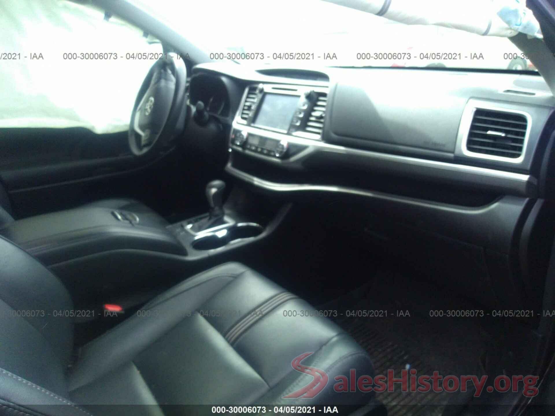 5TDJZRFH5HS460808 2017 TOYOTA HIGHLANDER