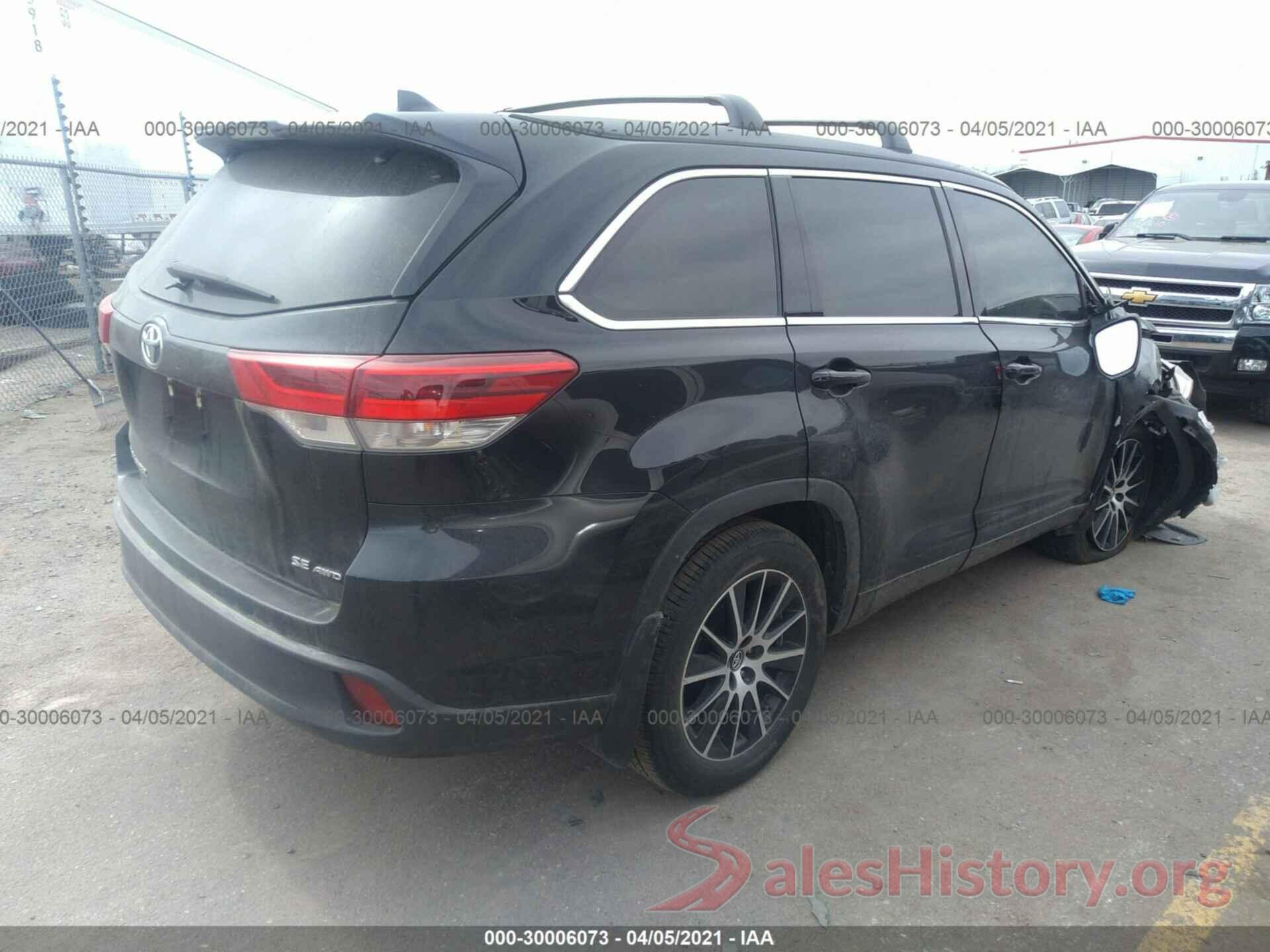 5TDJZRFH5HS460808 2017 TOYOTA HIGHLANDER