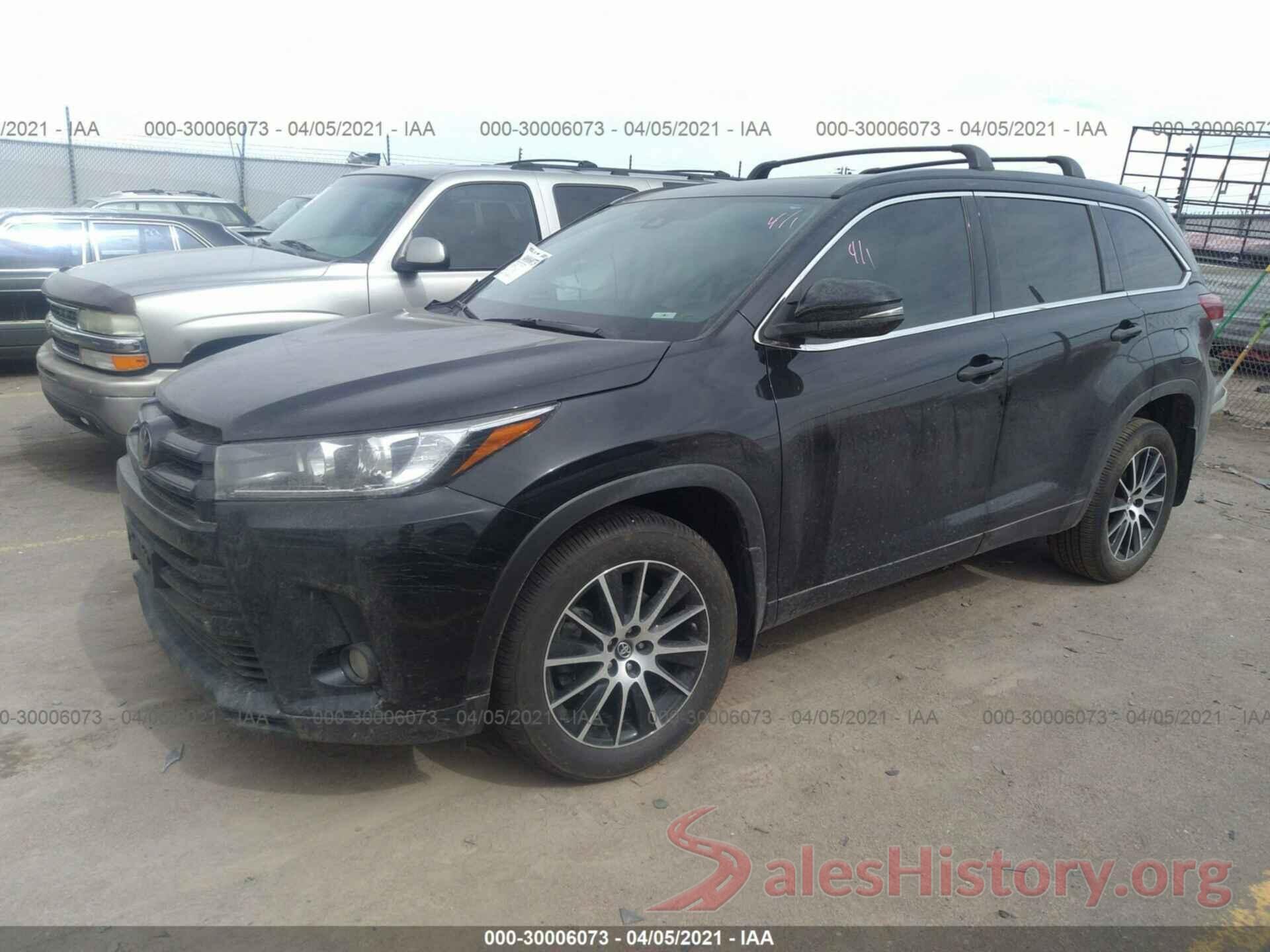 5TDJZRFH5HS460808 2017 TOYOTA HIGHLANDER