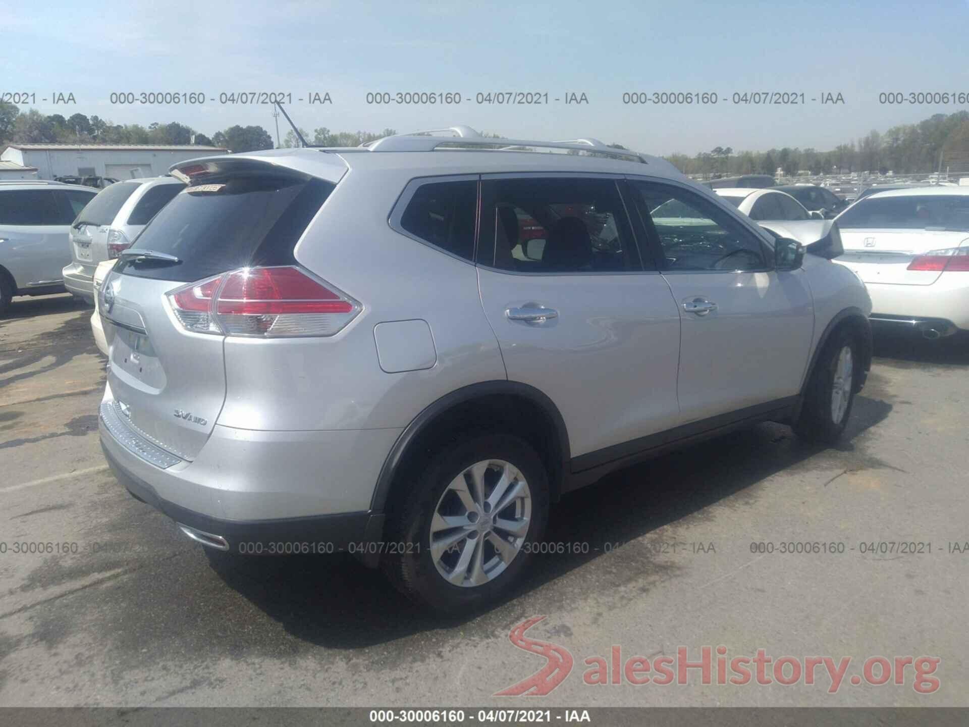 KNMAT2MVXGP604203 2016 NISSAN ROGUE