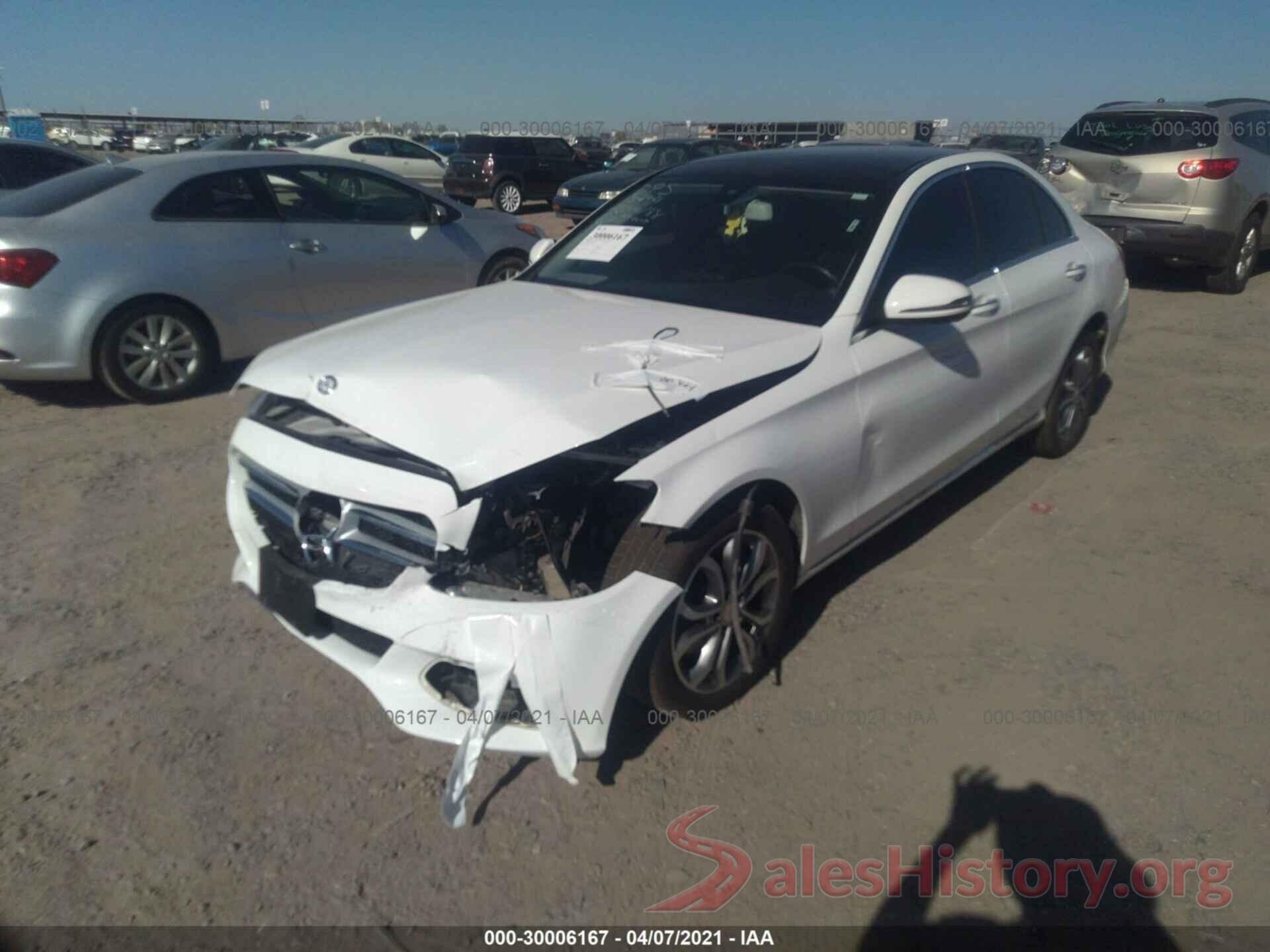 55SWF4KB1HU181541 2017 MERCEDES-BENZ C-CLASS