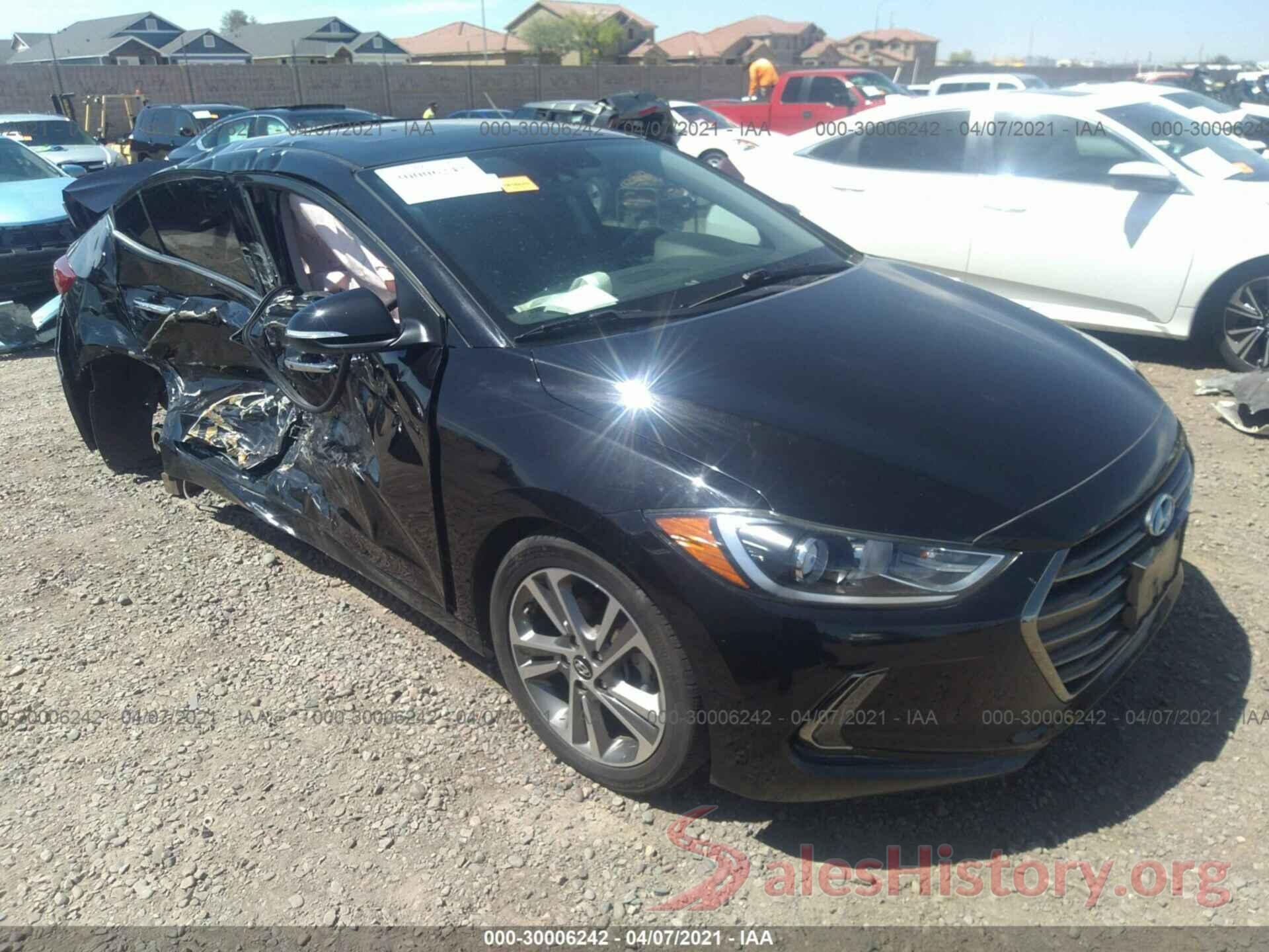 5NPD84LF2HH070177 2017 HYUNDAI ELANTRA