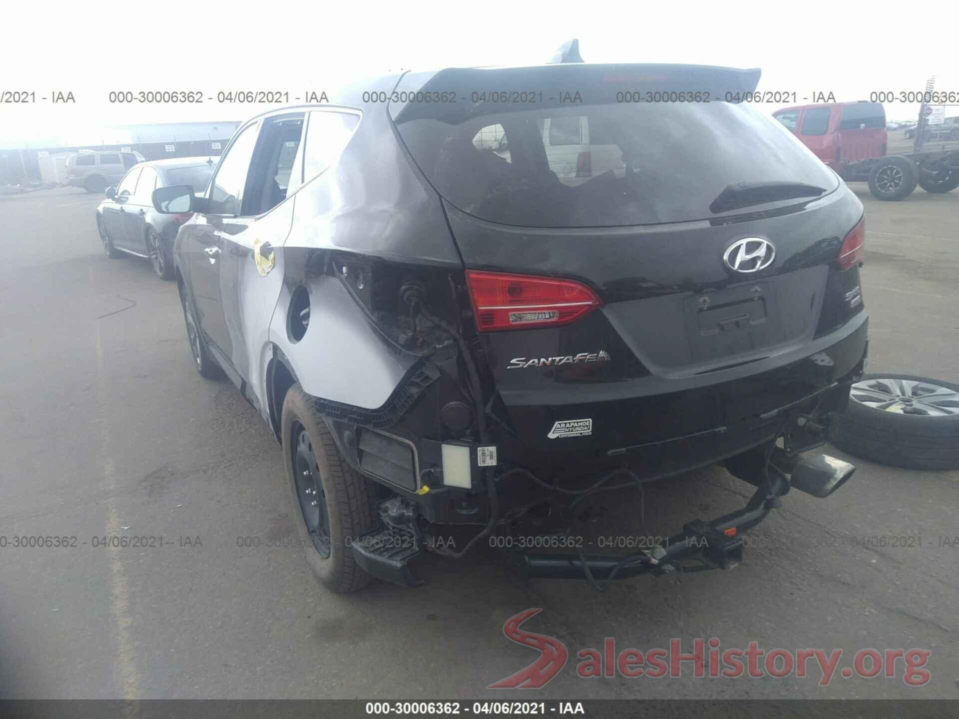 5XYZUDLB7GG374870 2016 HYUNDAI SANTA FE SPORT