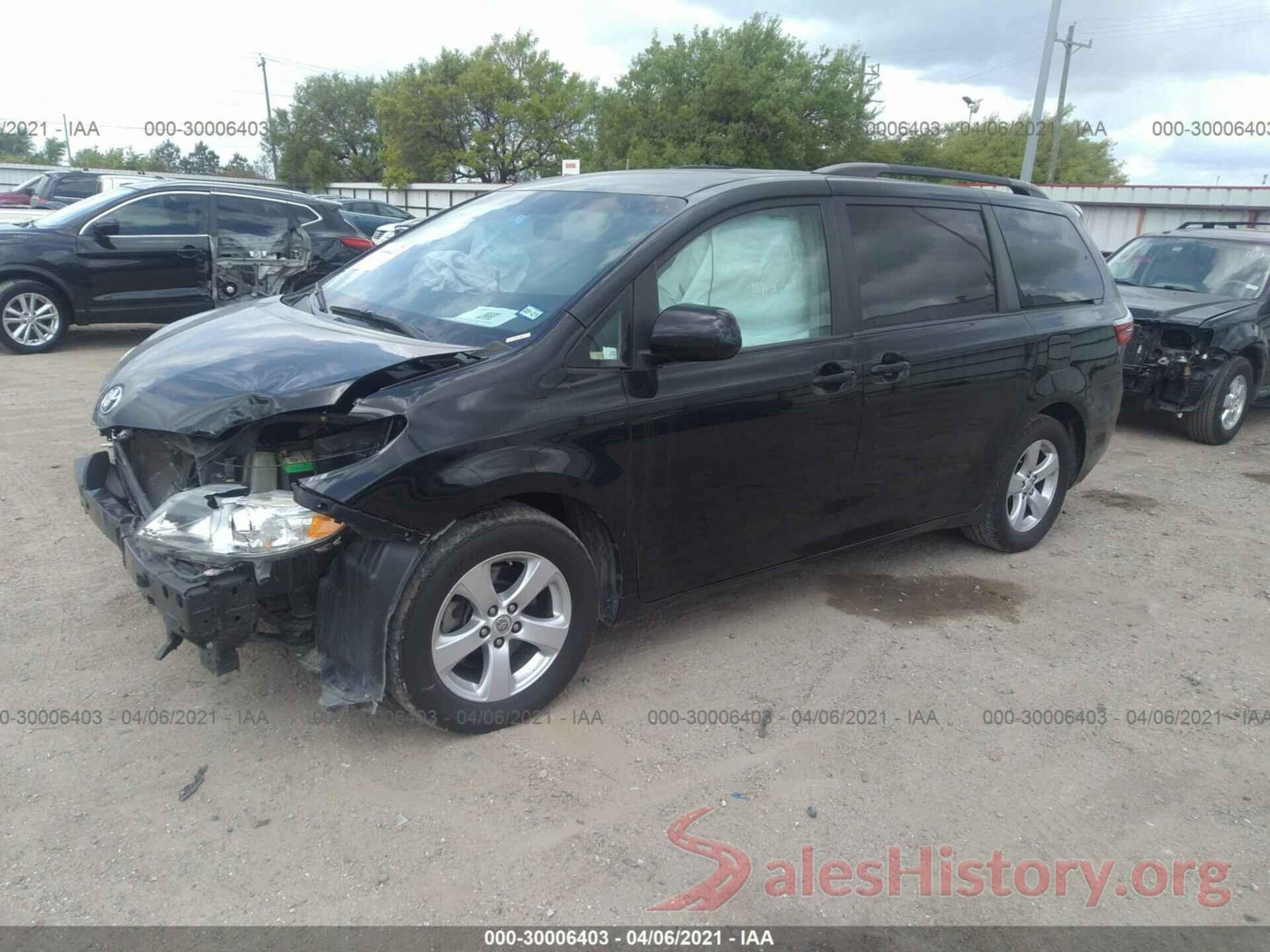 5TDKK3DC0GS760090 2016 TOYOTA SIENNA