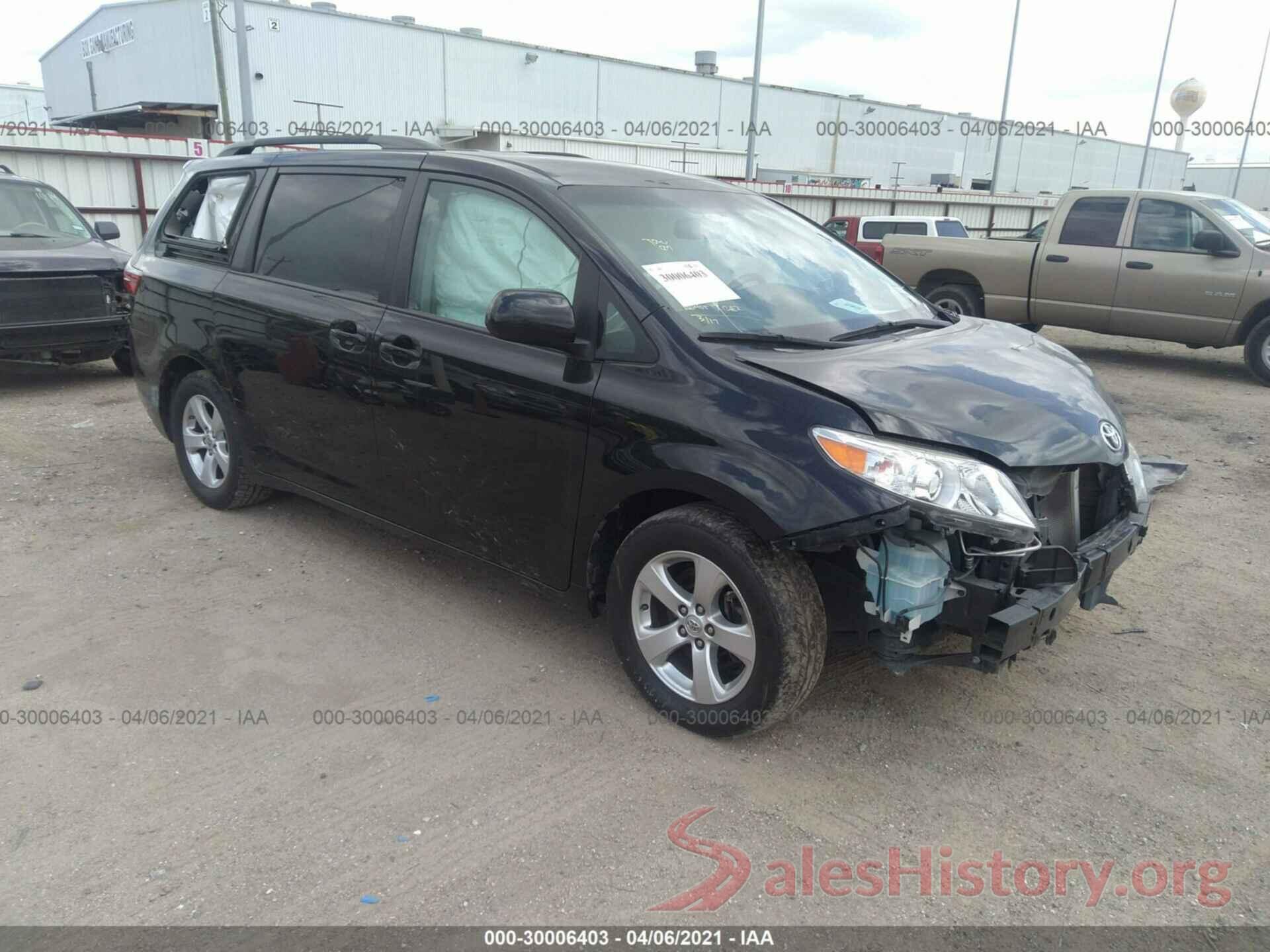 5TDKK3DC0GS760090 2016 TOYOTA SIENNA