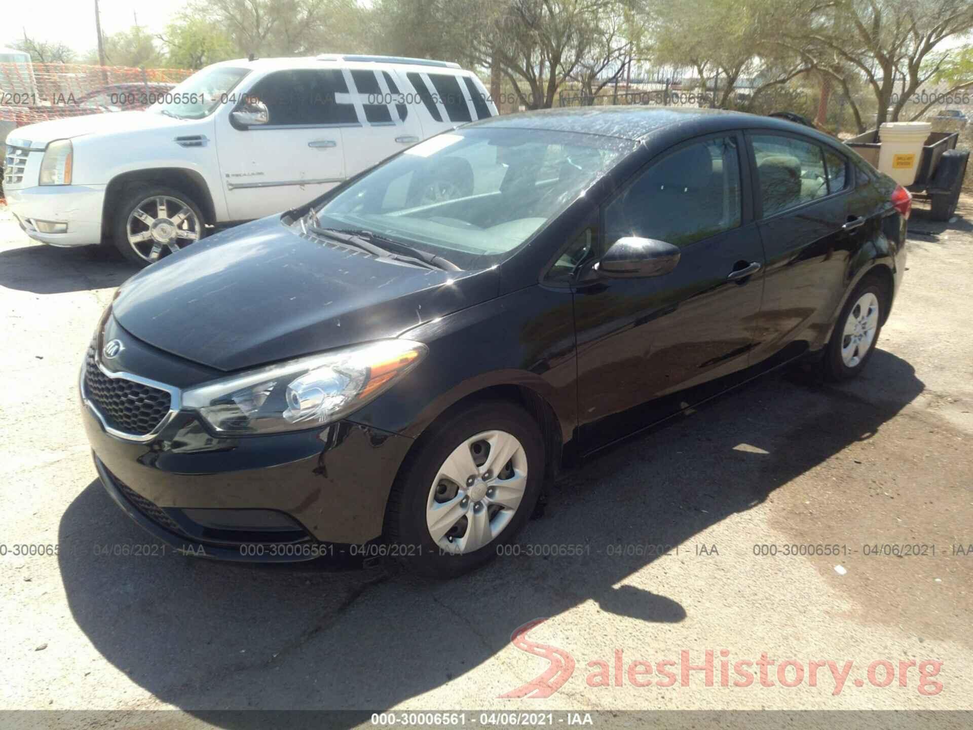 KNAFK4A60G5534737 2016 KIA FORTE