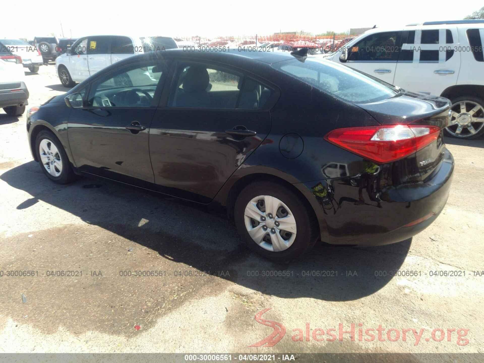 KNAFK4A60G5534737 2016 KIA FORTE