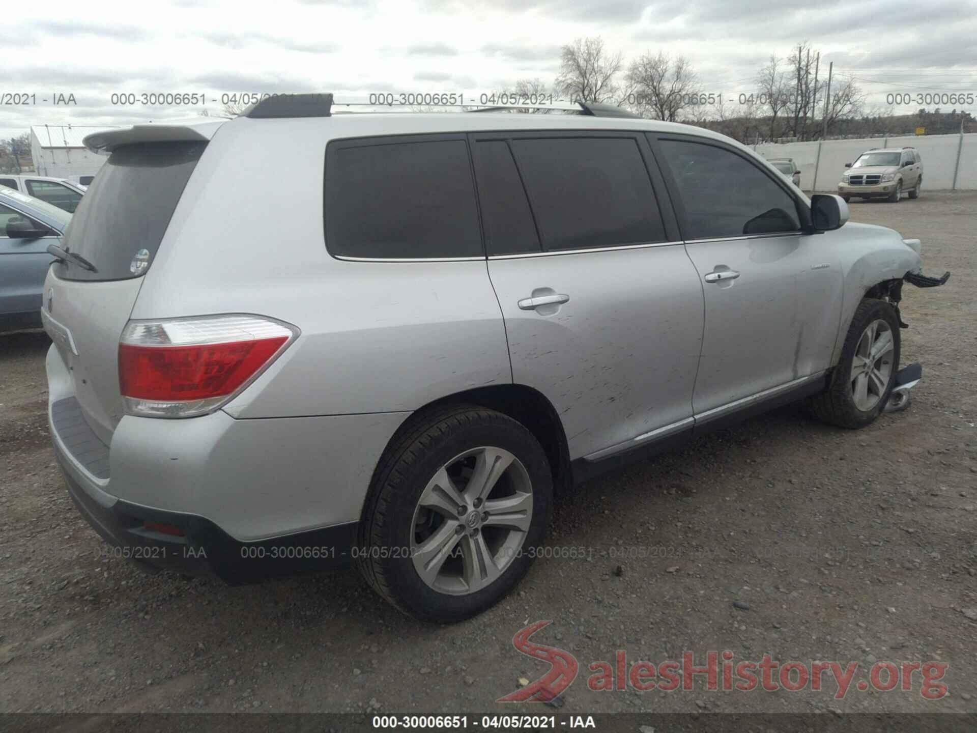 5TDDK3EH6DS222945 2013 TOYOTA HIGHLANDER