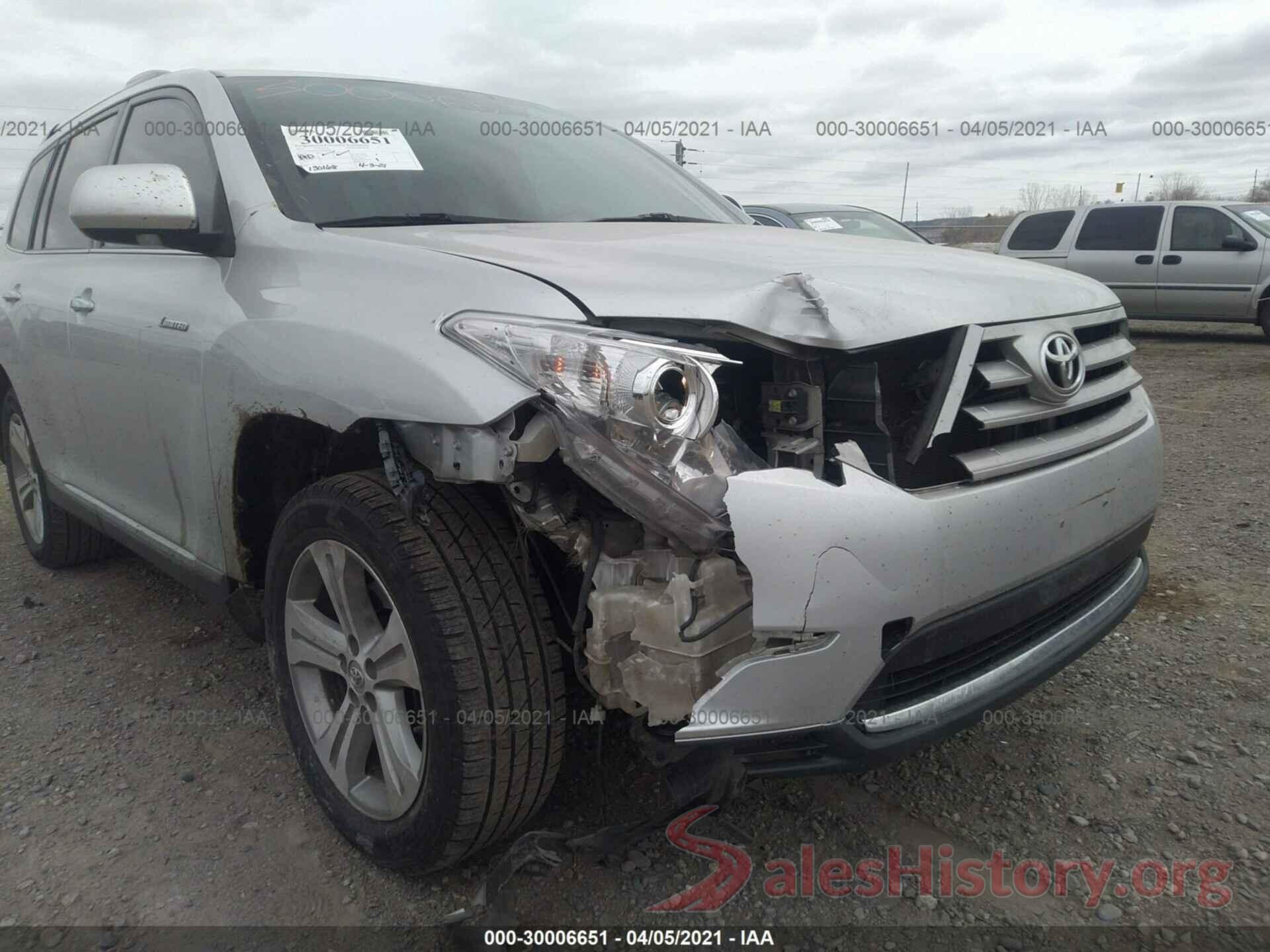 5TDDK3EH6DS222945 2013 TOYOTA HIGHLANDER