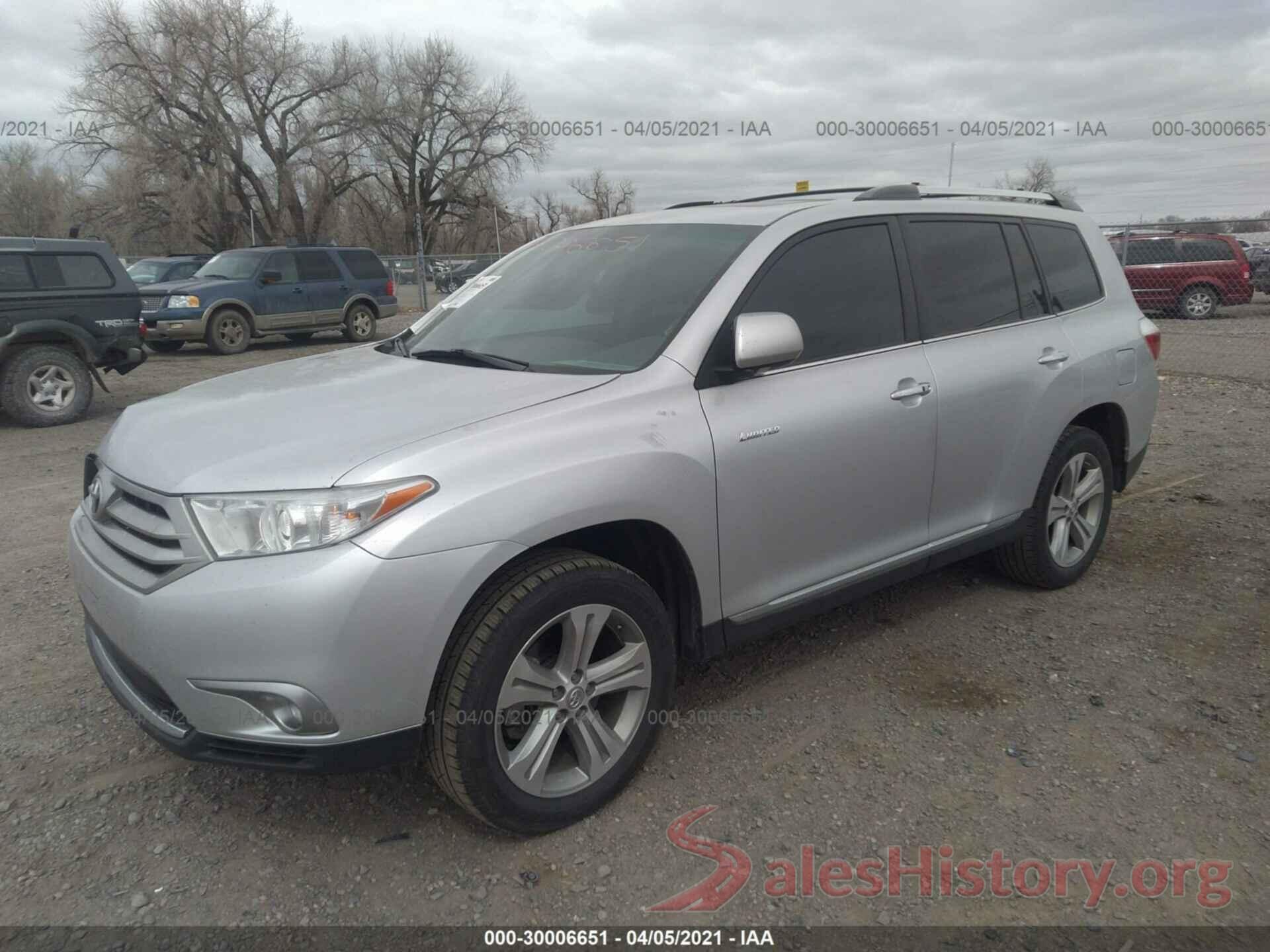 5TDDK3EH6DS222945 2013 TOYOTA HIGHLANDER