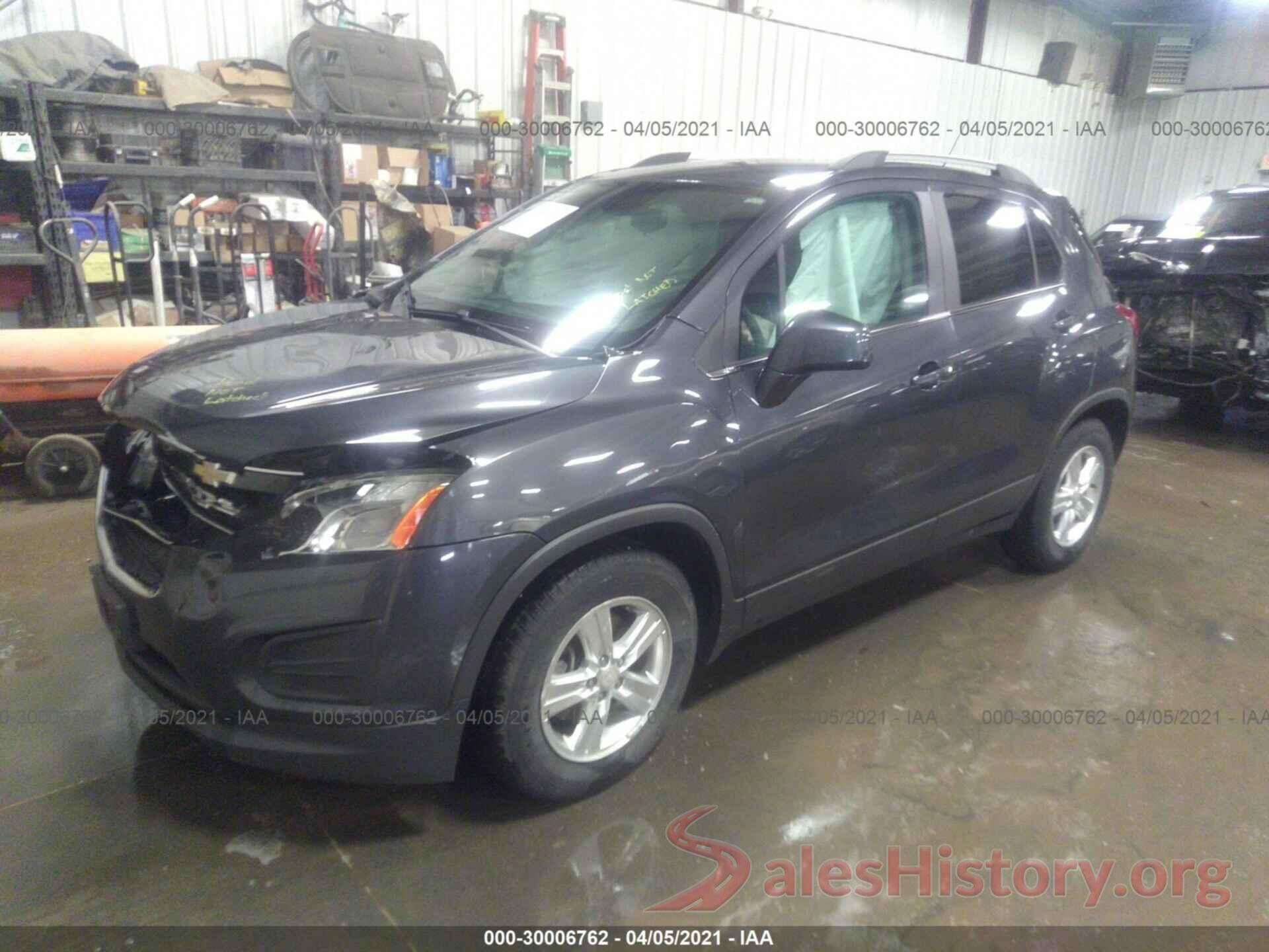 3GNCJLSB8GL198423 2016 CHEVROLET TRAX