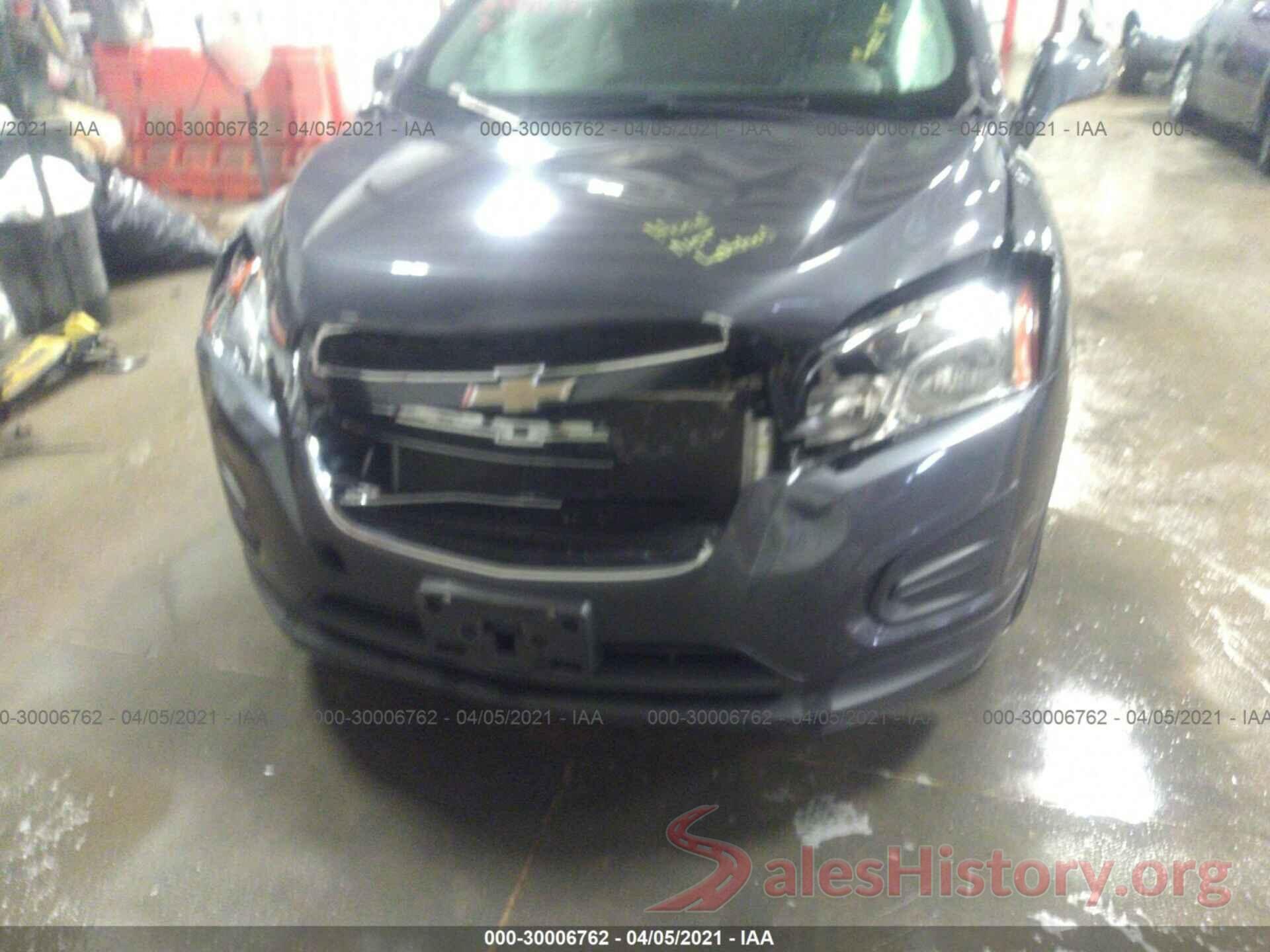 3GNCJLSB8GL198423 2016 CHEVROLET TRAX