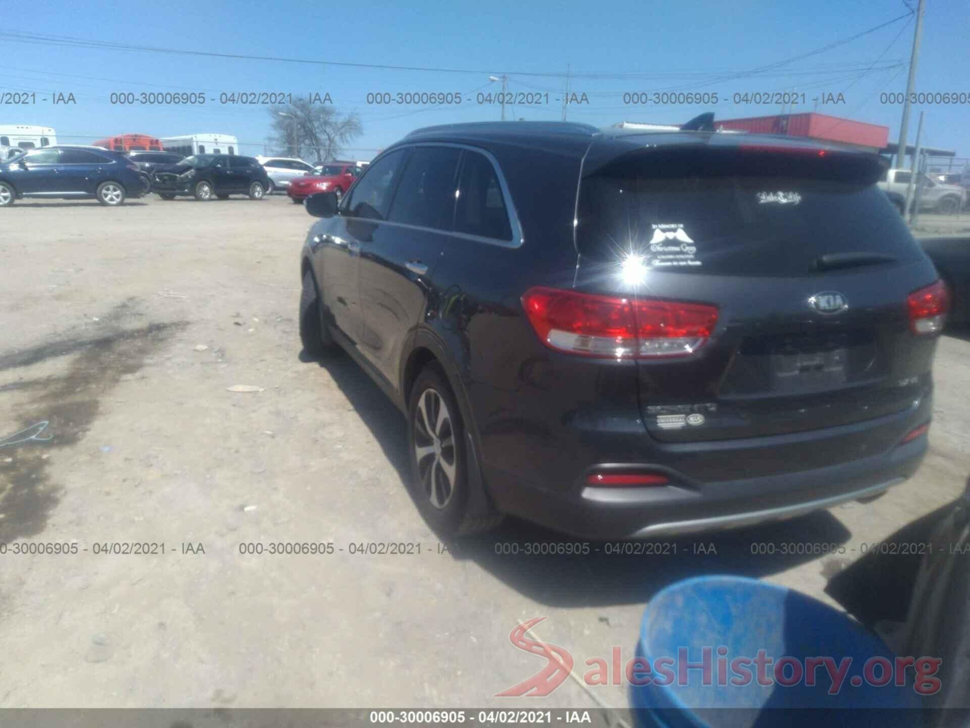 5XYPH4A55GG124018 2016 KIA SORENTO