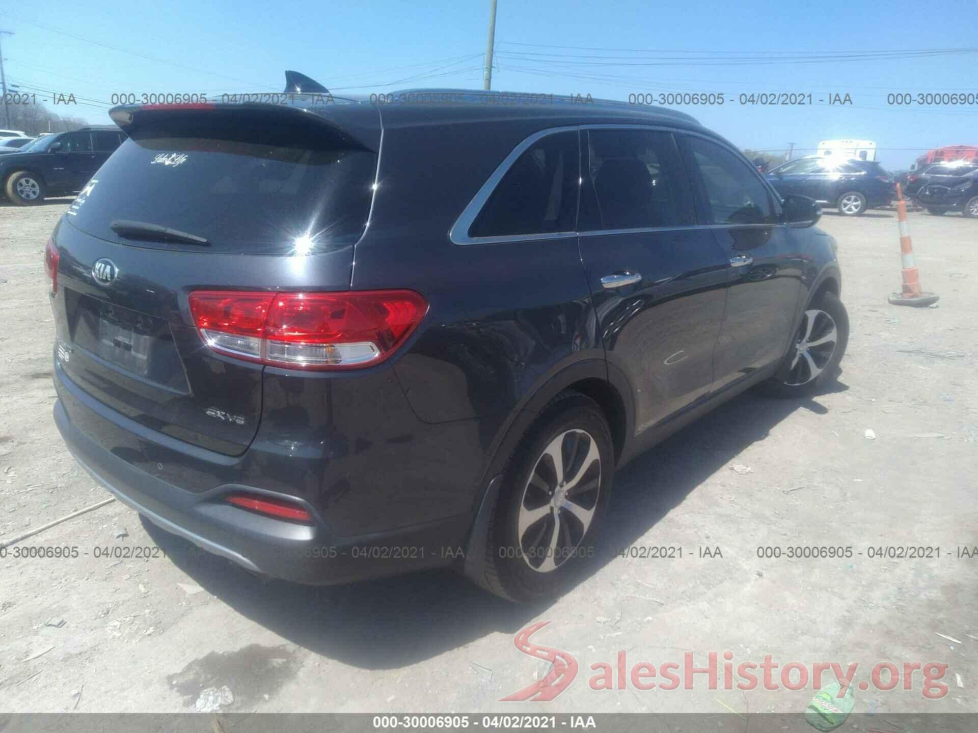 5XYPH4A55GG124018 2016 KIA SORENTO