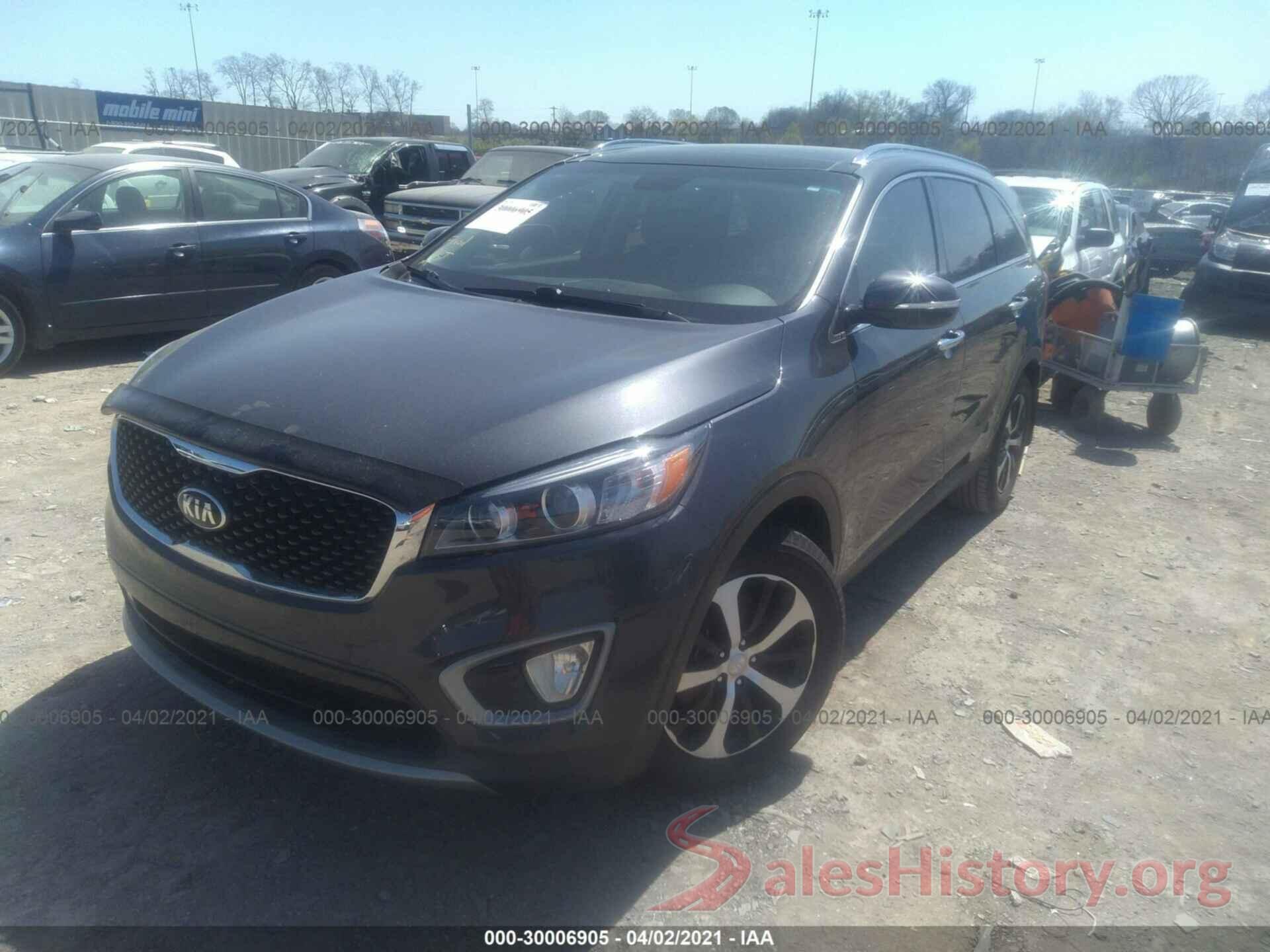 5XYPH4A55GG124018 2016 KIA SORENTO