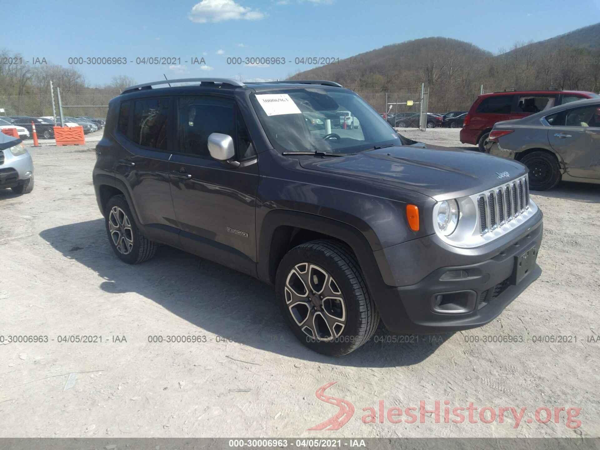 ZACCJBDT1GPC93079 2016 JEEP RENEGADE