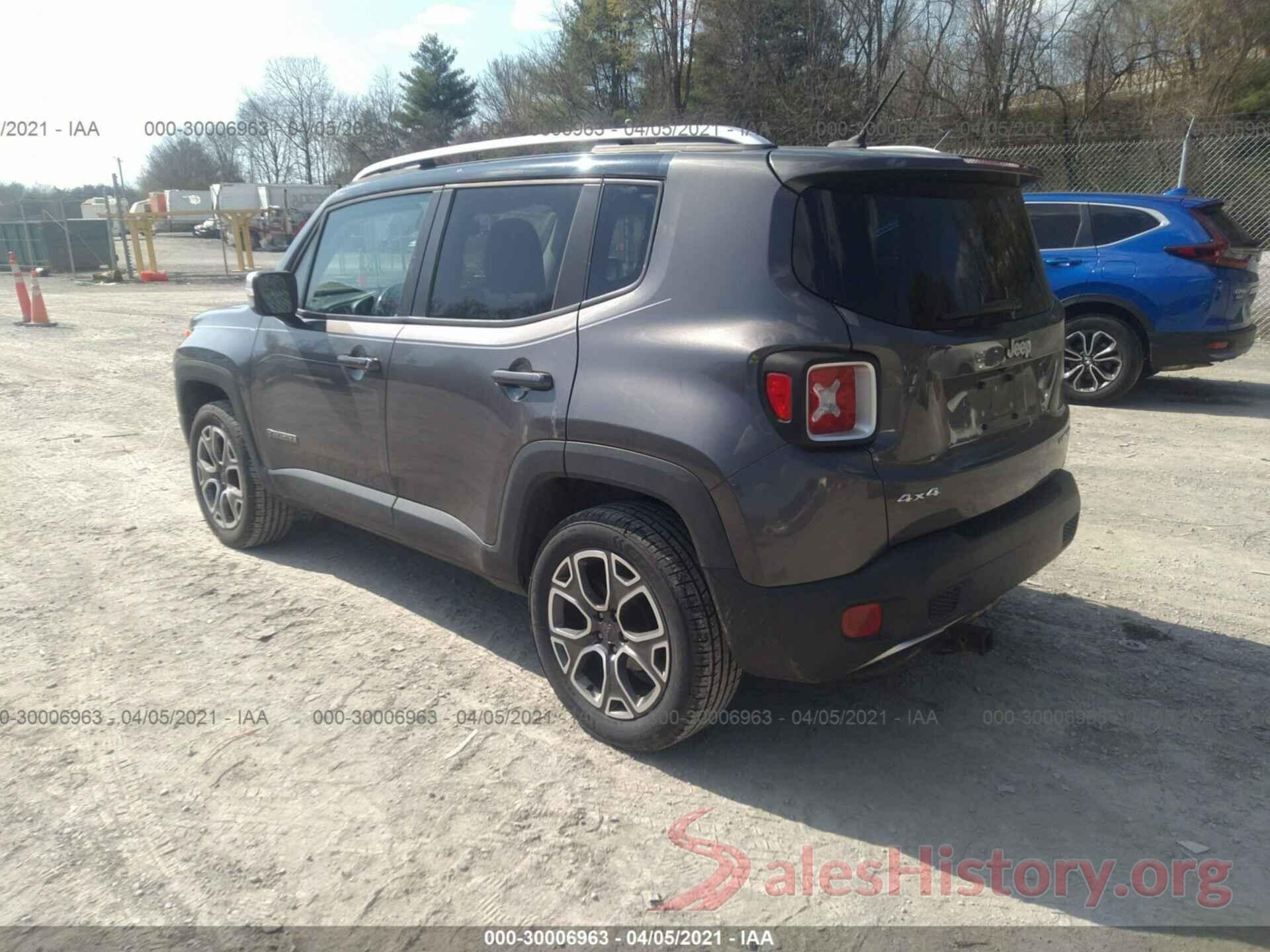 ZACCJBDT1GPC93079 2016 JEEP RENEGADE