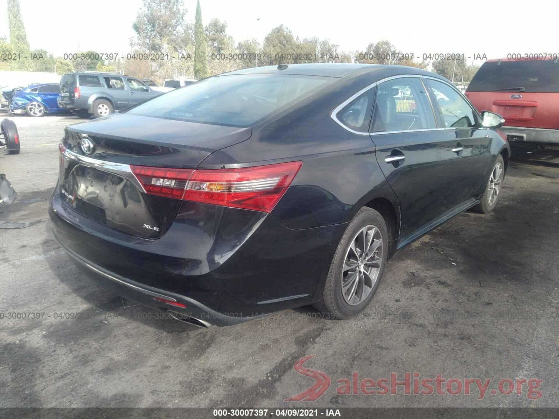 4T1BK1EB6GU207459 2016 TOYOTA AVALON