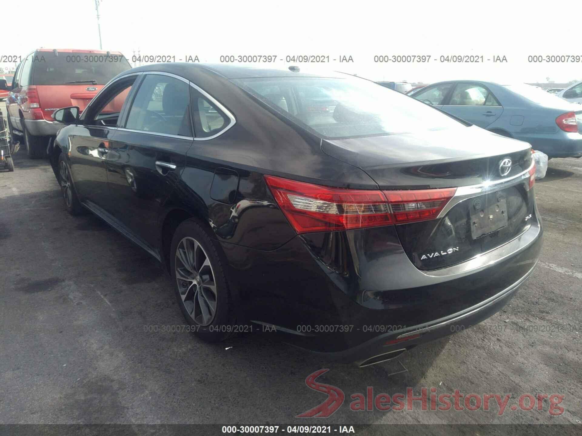 4T1BK1EB6GU207459 2016 TOYOTA AVALON