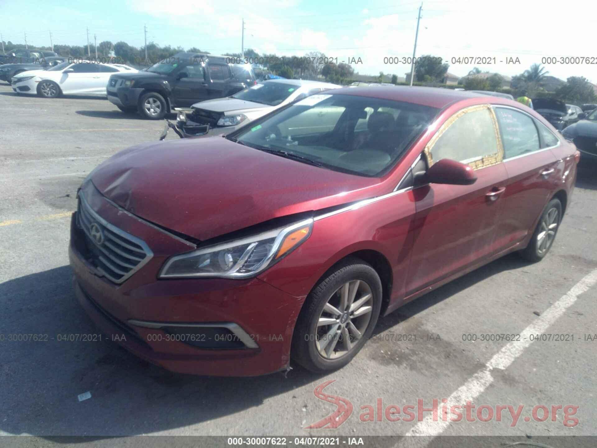 5NPE24AF1GH402178 2016 HYUNDAI SONATA