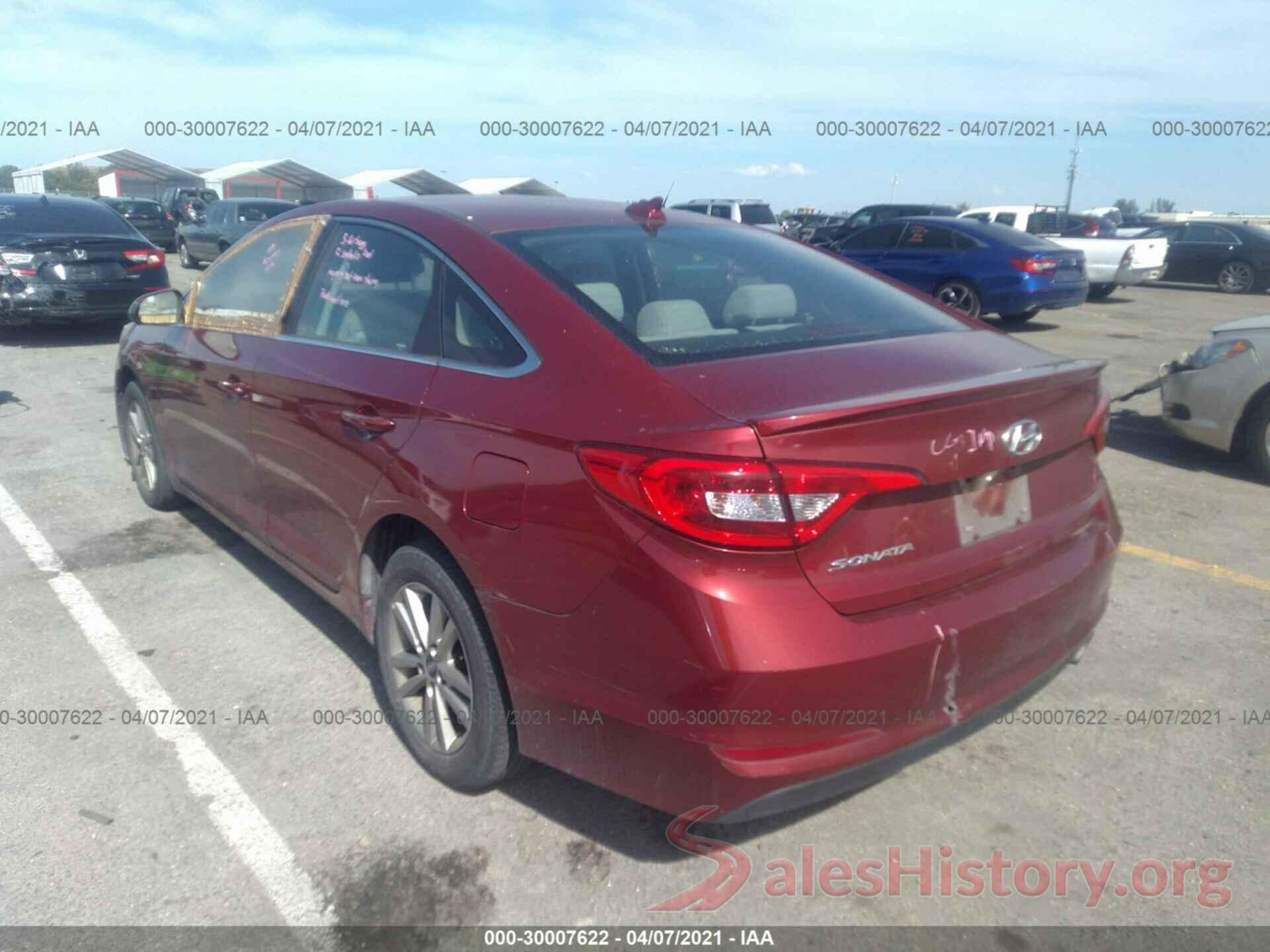 5NPE24AF1GH402178 2016 HYUNDAI SONATA