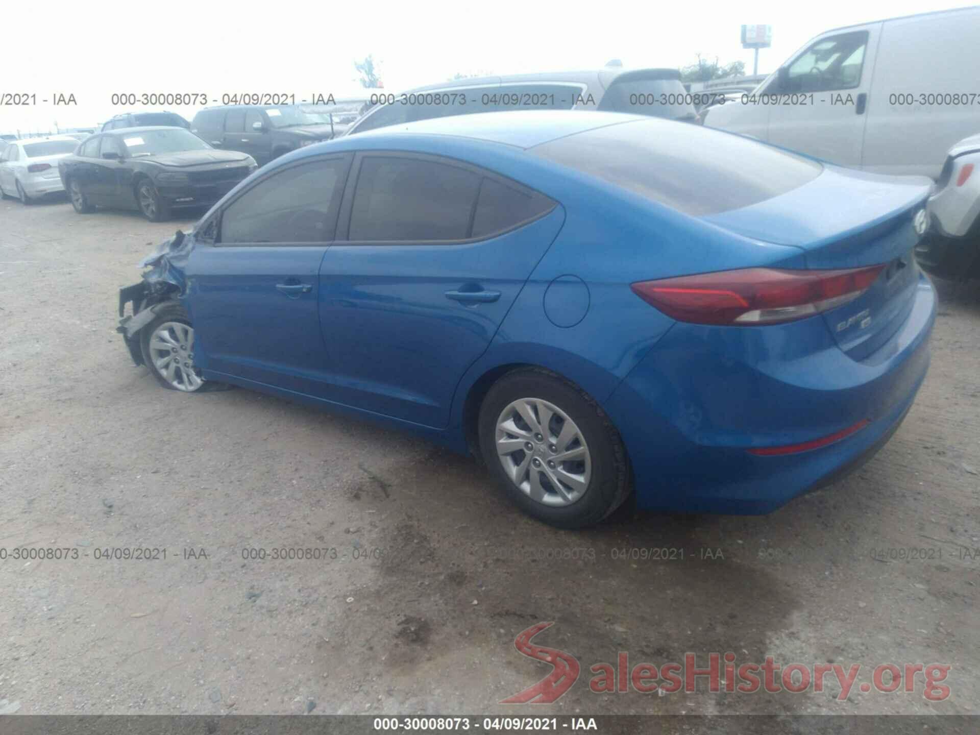 KMHD74LF9JU631601 2018 HYUNDAI ELANTRA