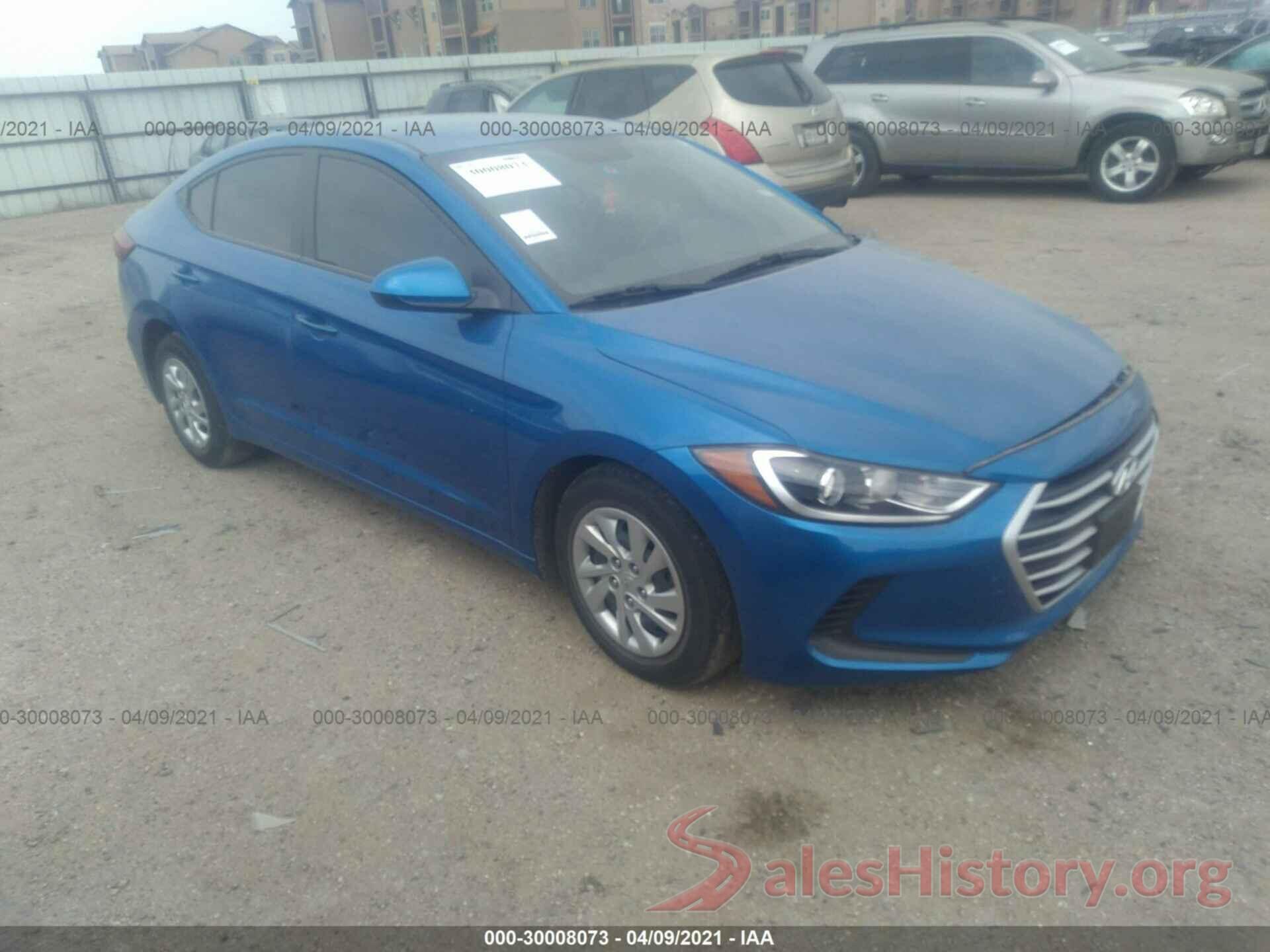 KMHD74LF9JU631601 2018 HYUNDAI ELANTRA