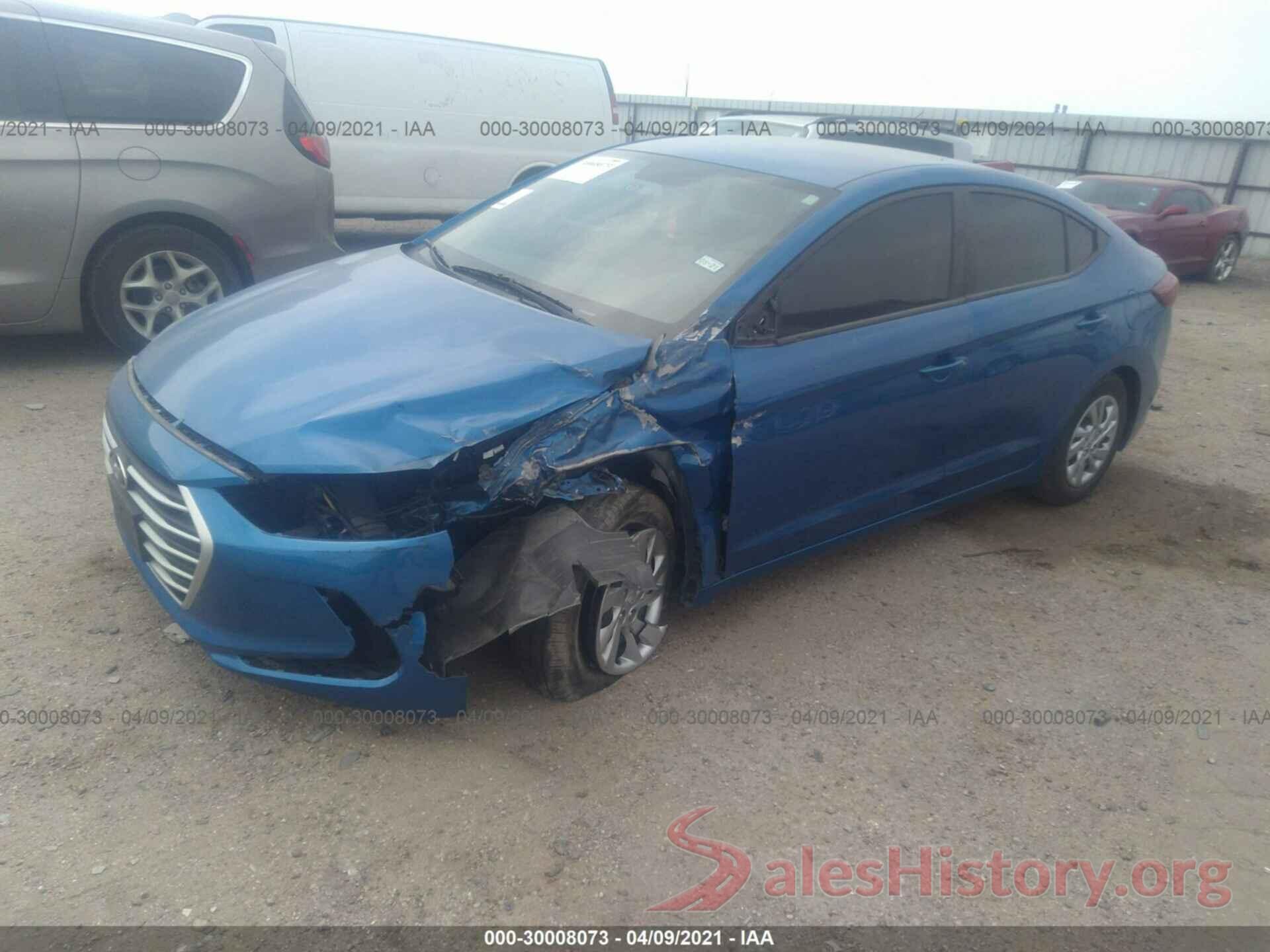 KMHD74LF9JU631601 2018 HYUNDAI ELANTRA