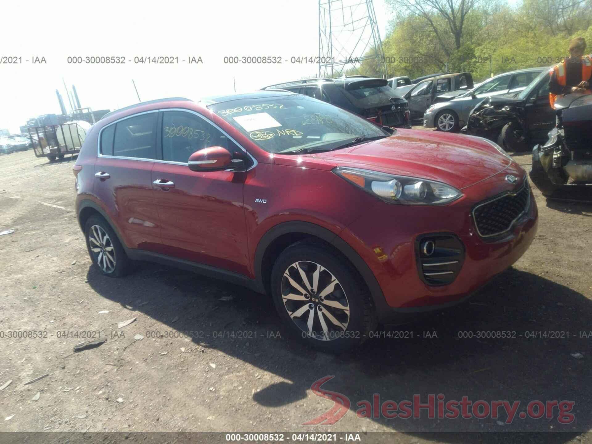 KNDPNCAC7H7262725 2017 KIA SPORTAGE