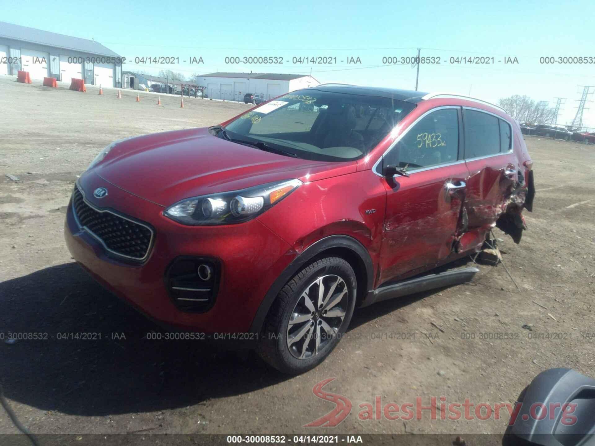 KNDPNCAC7H7262725 2017 KIA SPORTAGE