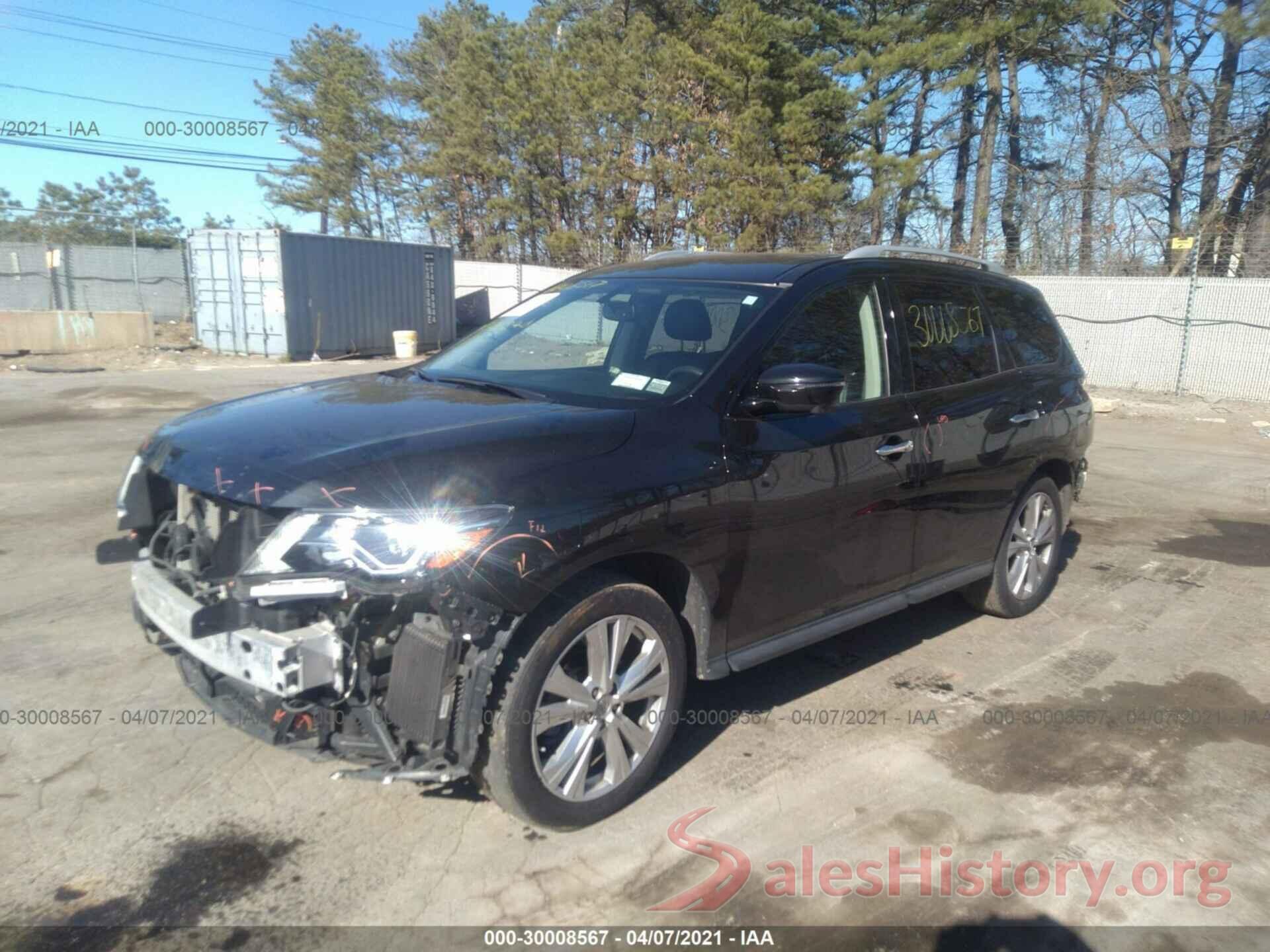 5N1DR2MM7KC596219 2019 NISSAN PATHFINDER