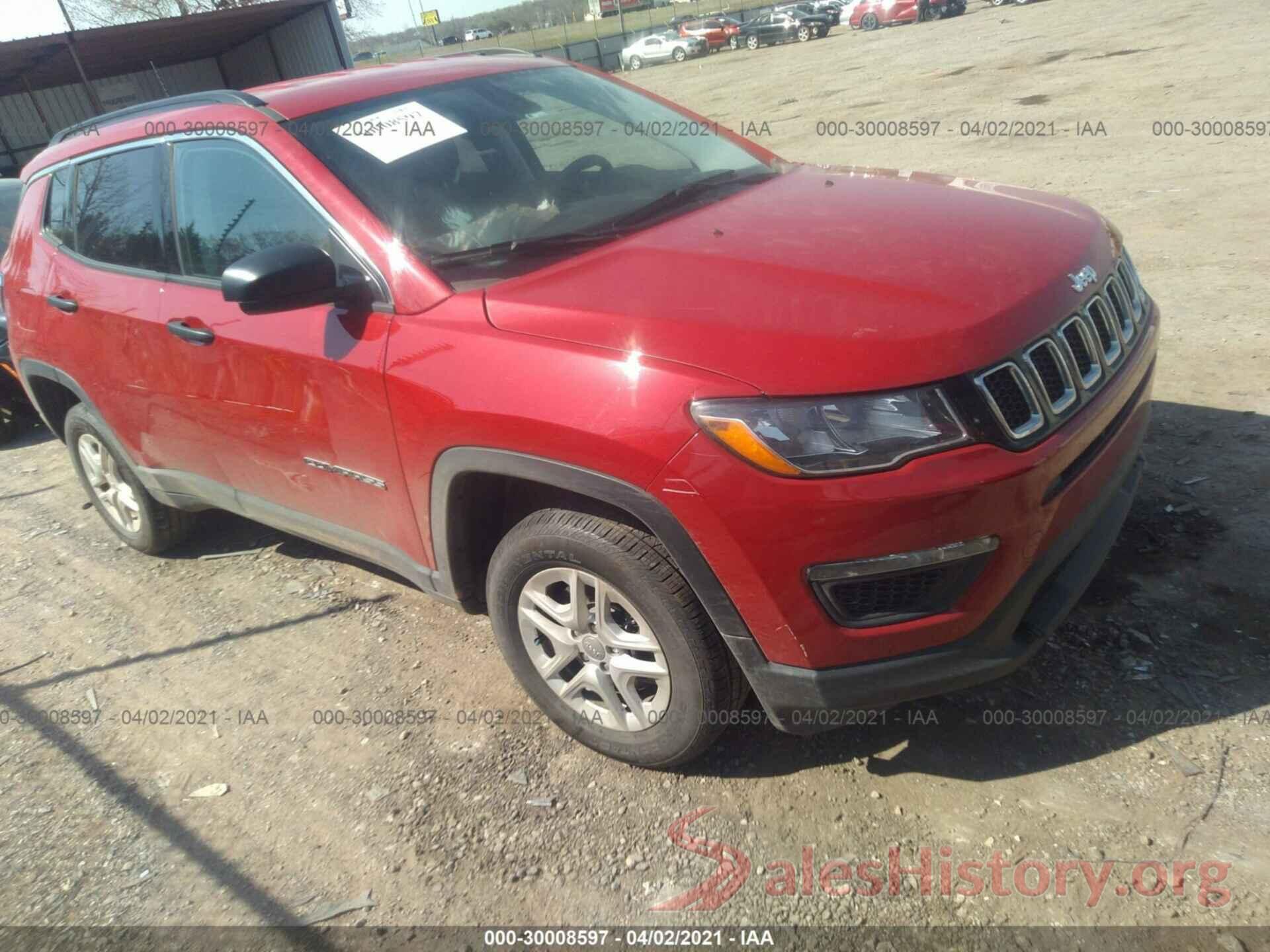 3C4NJDABXLT219470 2020 JEEP COMPASS