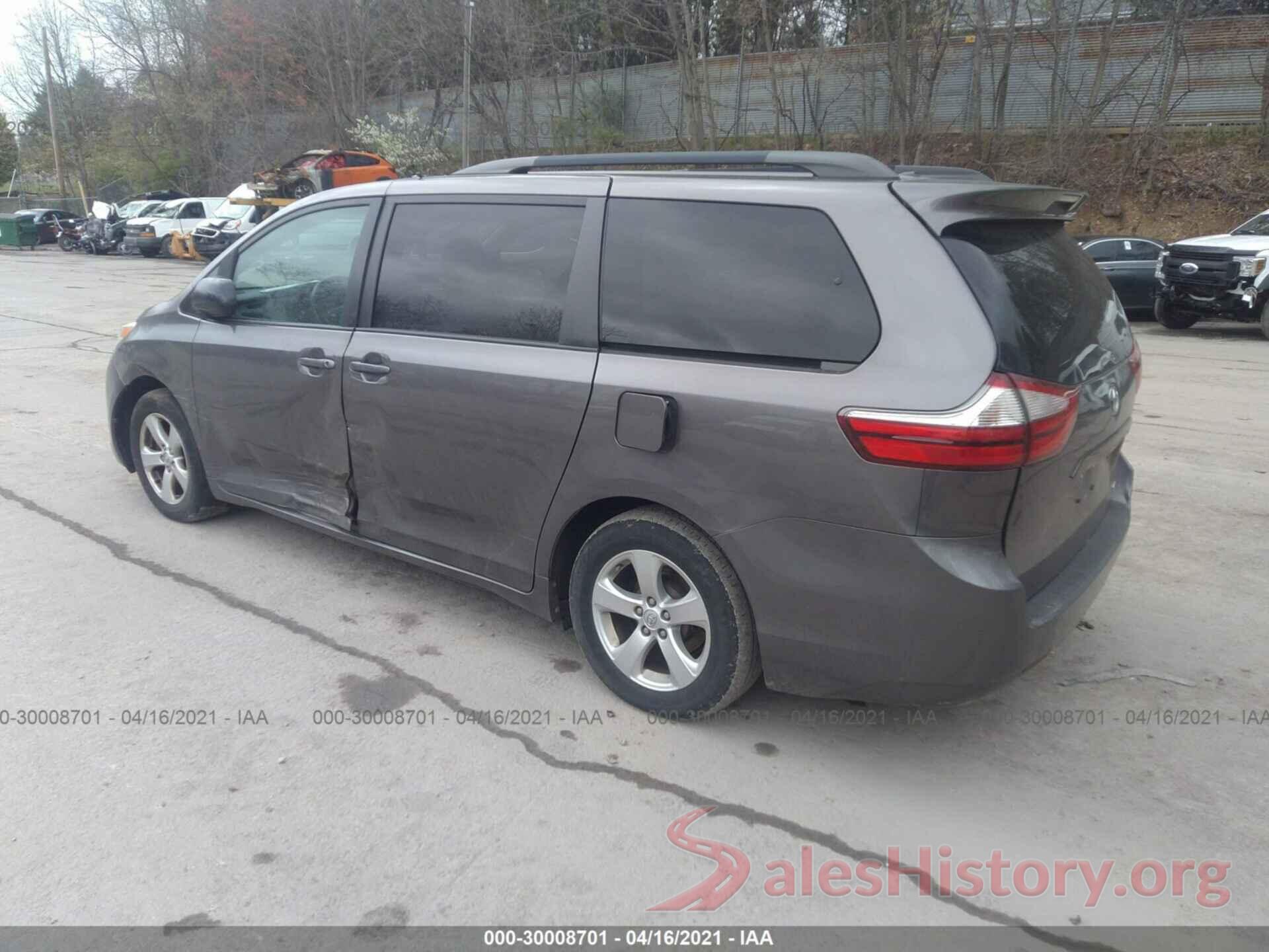 5TDKK3DC8GS713597 2016 TOYOTA SIENNA