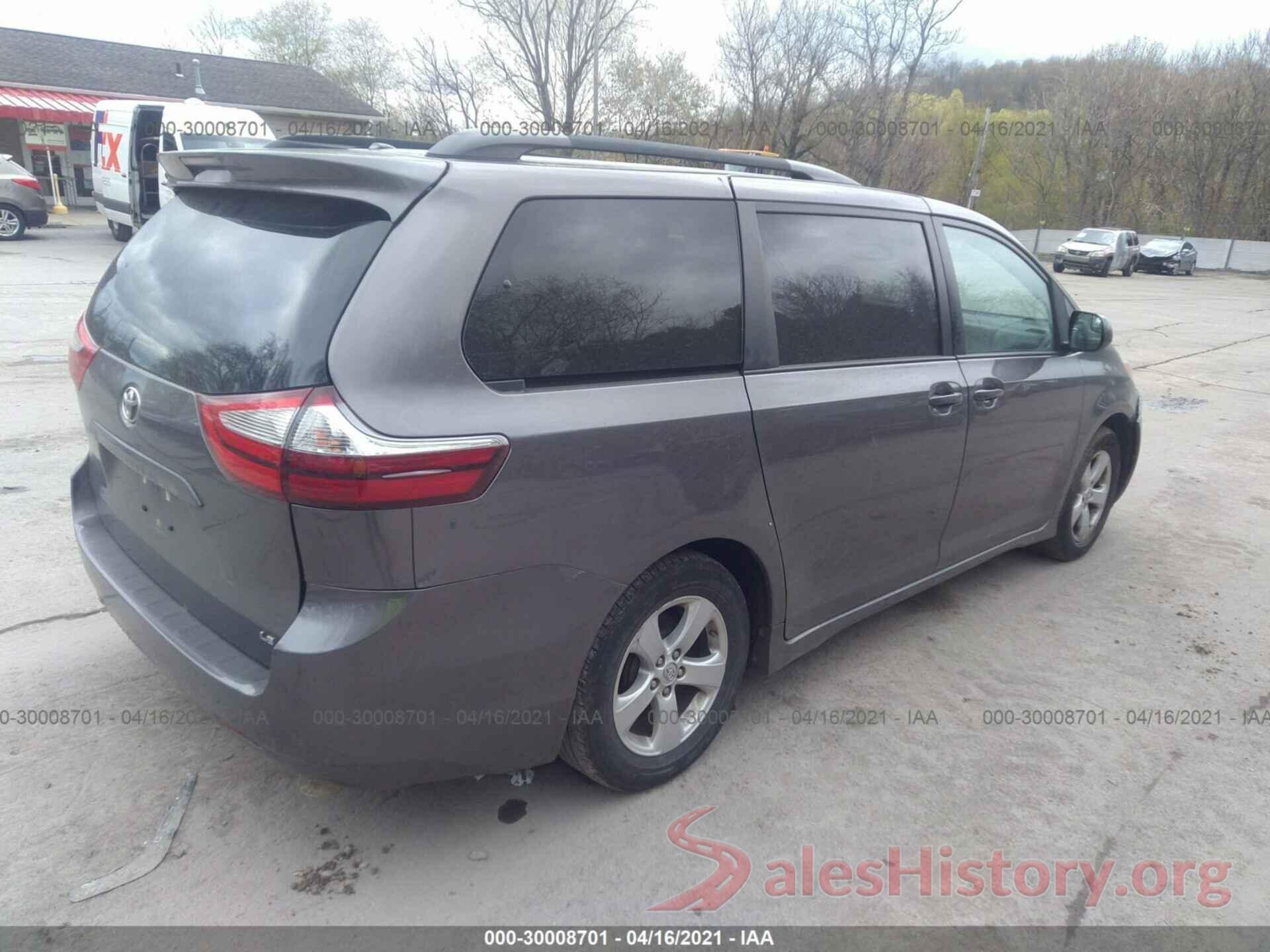 5TDKK3DC8GS713597 2016 TOYOTA SIENNA