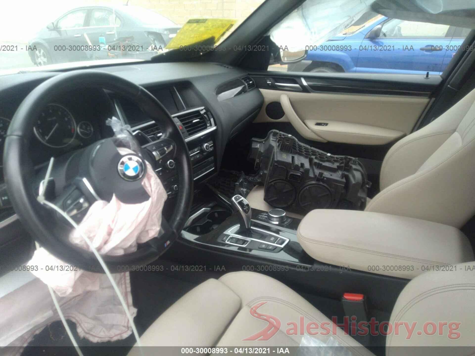 5UXWX9C34H0W77594 2017 BMW X3