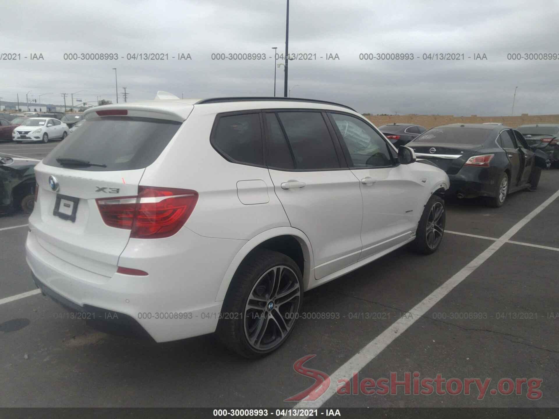 5UXWX9C34H0W77594 2017 BMW X3