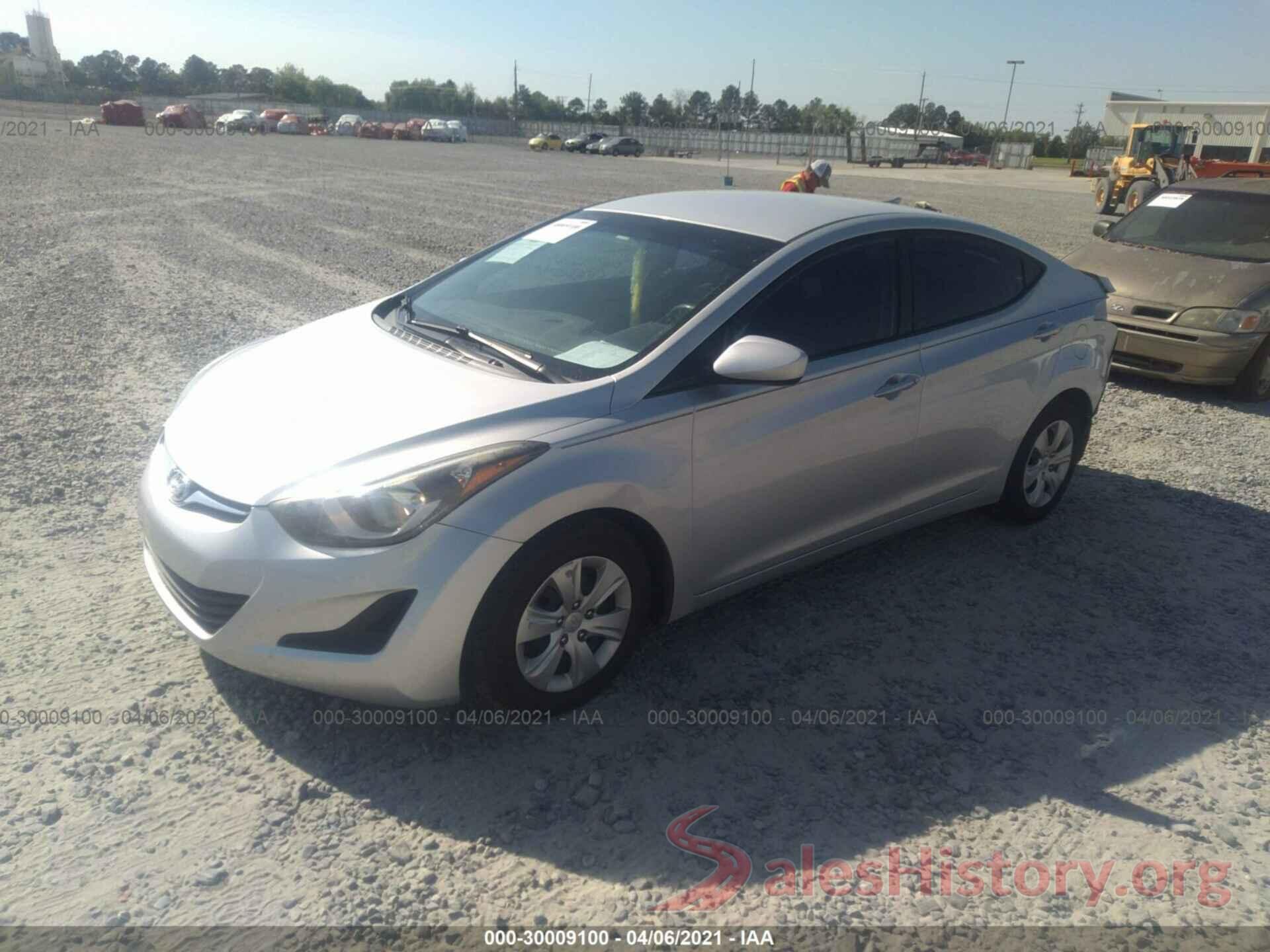 5NPDH4AE9GH714878 2016 HYUNDAI ELANTRA