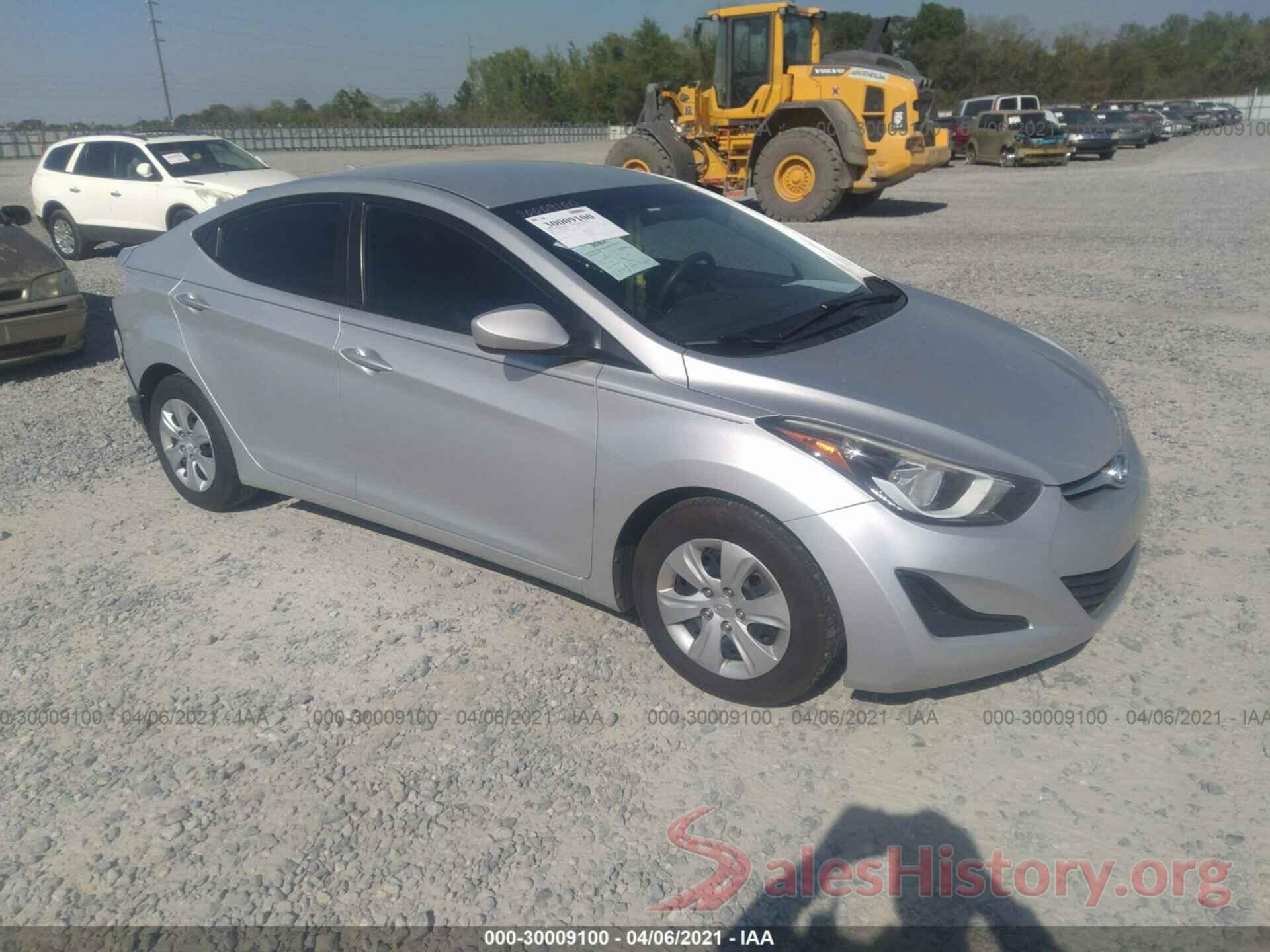 5NPDH4AE9GH714878 2016 HYUNDAI ELANTRA