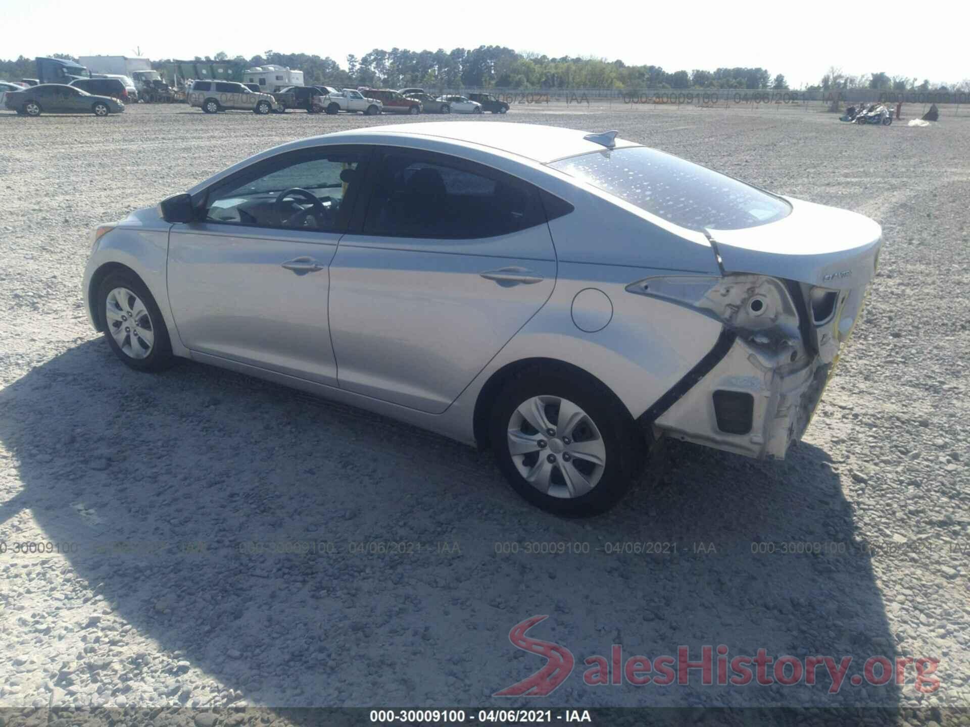 5NPDH4AE9GH714878 2016 HYUNDAI ELANTRA