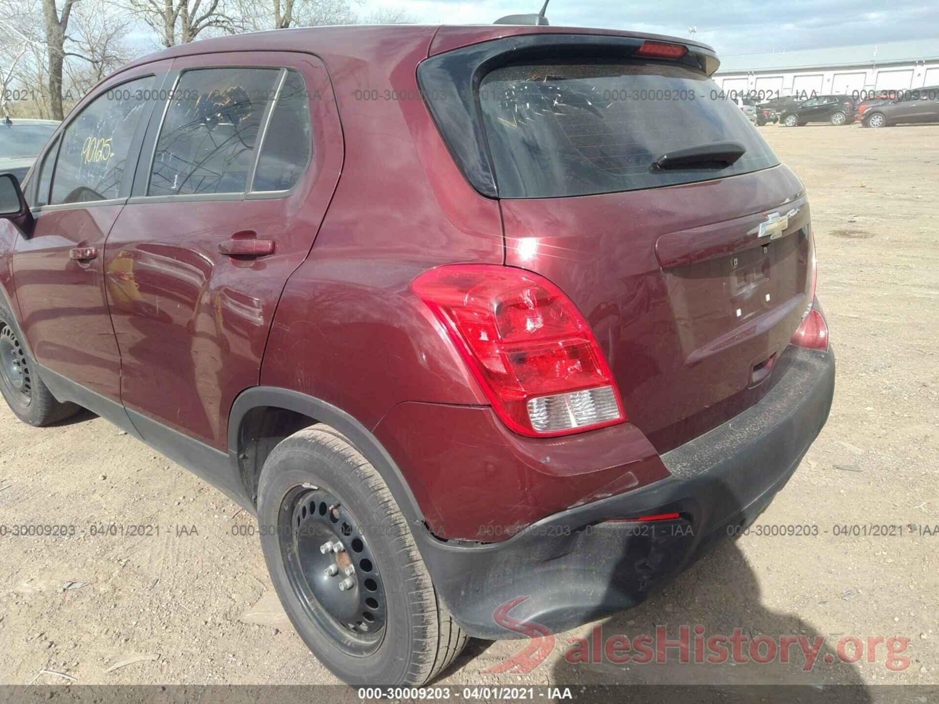 3GNCJKSB5GL260984 2016 CHEVROLET TRAX