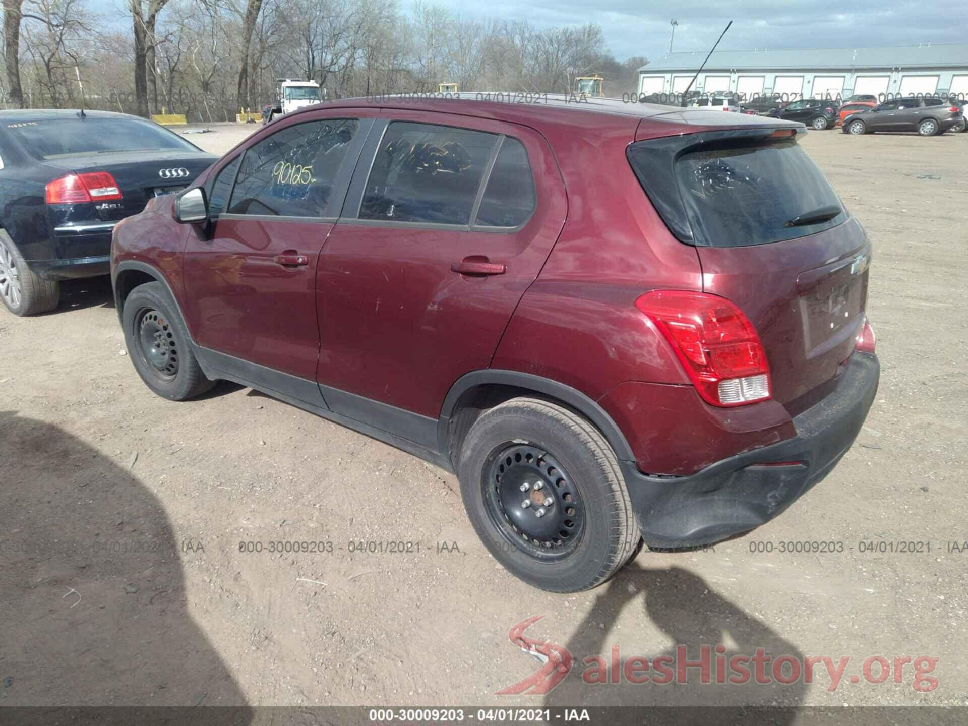 3GNCJKSB5GL260984 2016 CHEVROLET TRAX