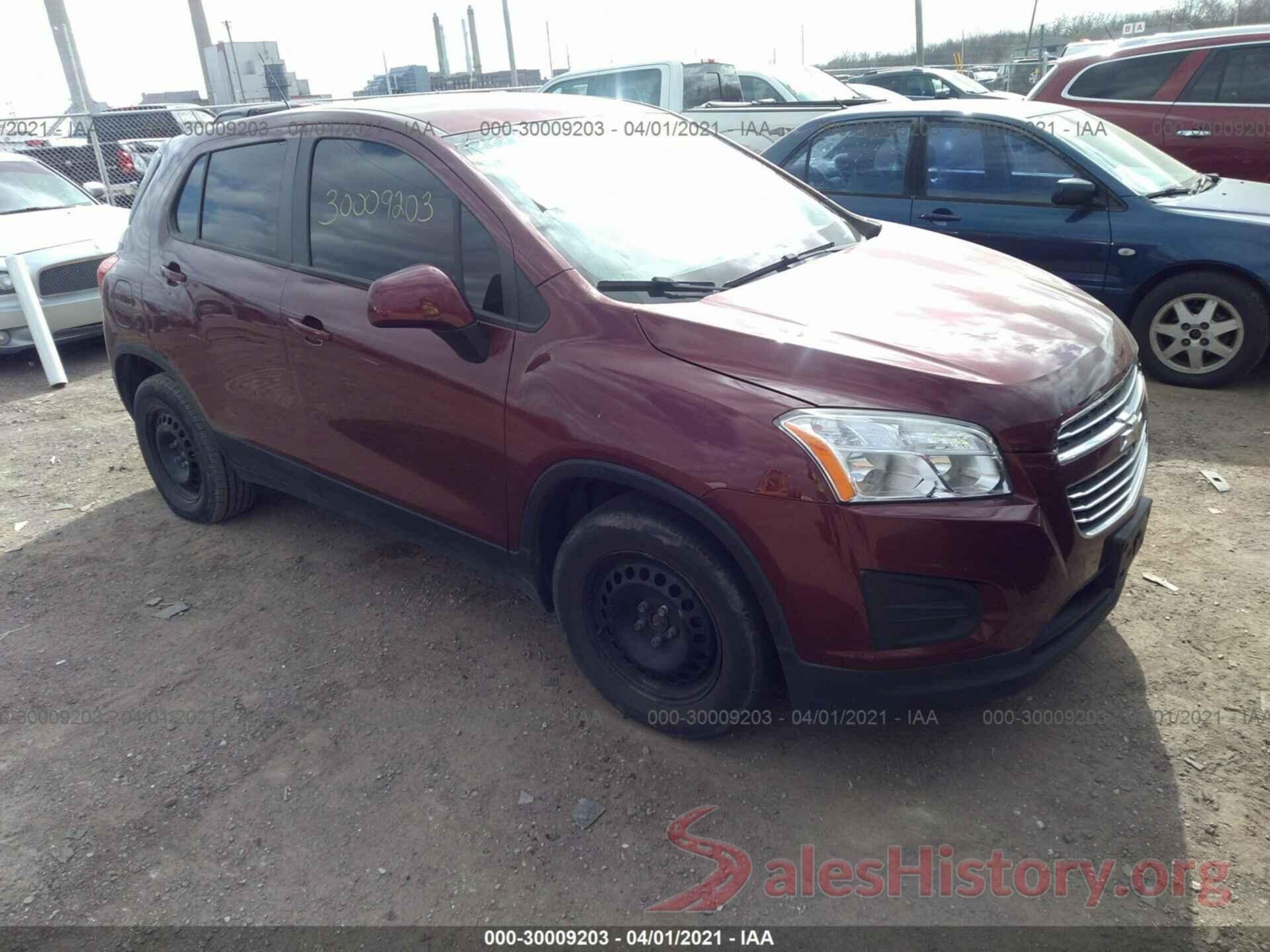 3GNCJKSB5GL260984 2016 CHEVROLET TRAX